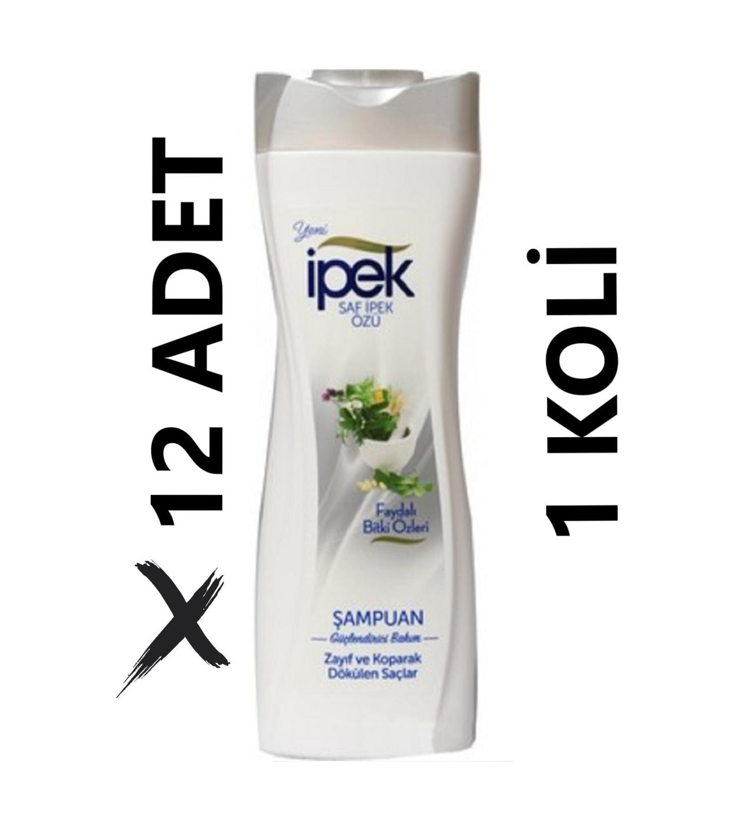 Silk Shampoo Strengthening Weak and Falling Hair Useful Plant Extract-600mlx12 Advantage Package