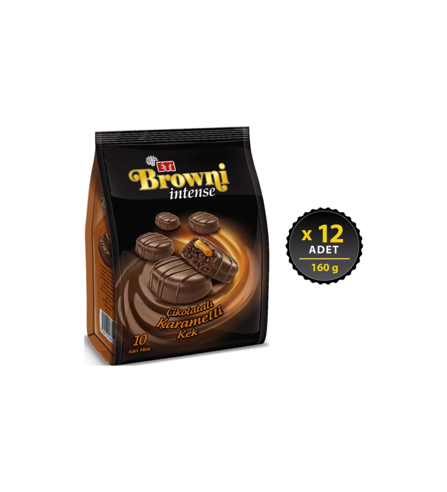 Eti Browni Intense Mini Caramel 160 GX 12 Pieces