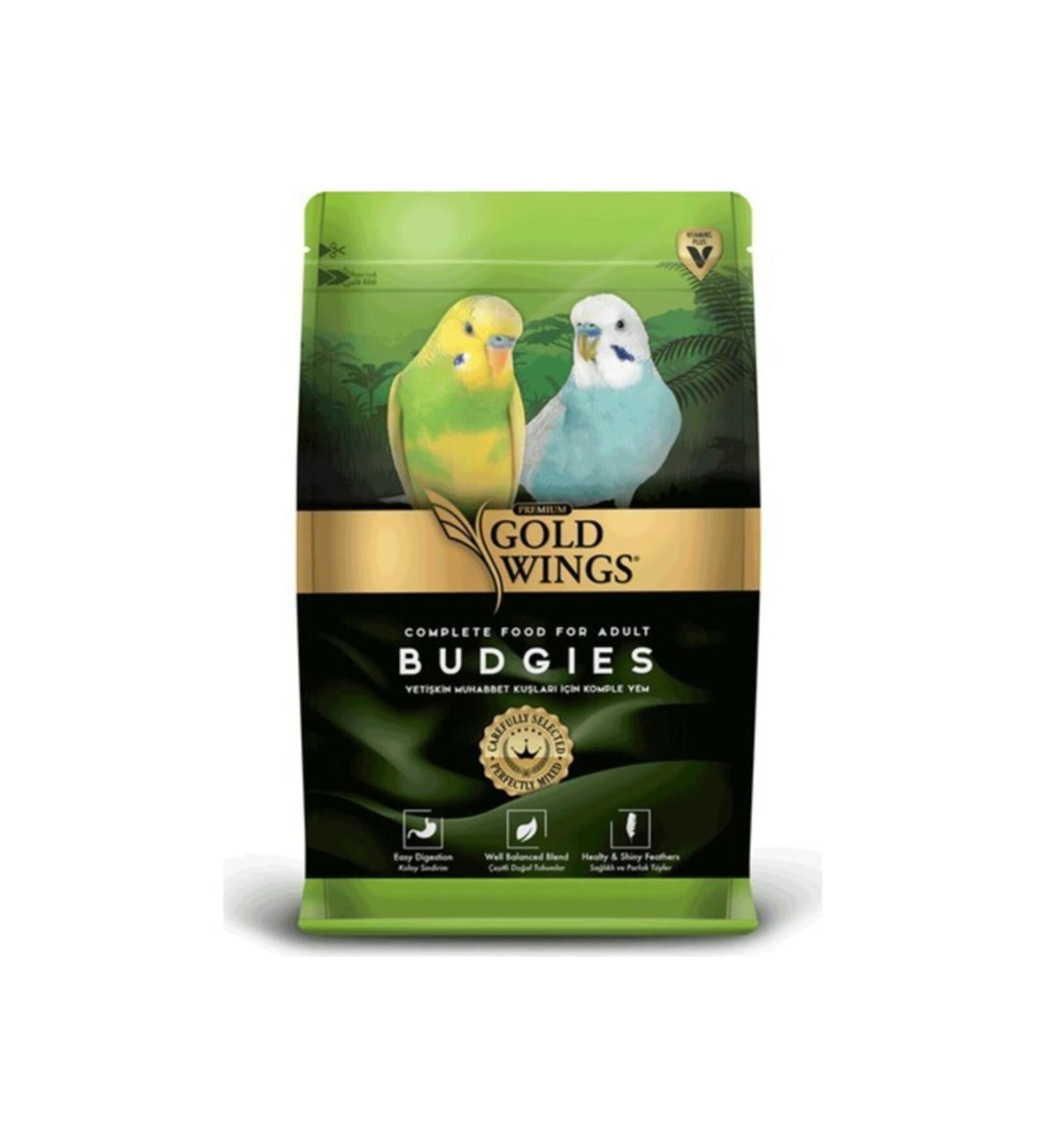Gold Wings Budgie Food 1kg x 2 Pieces