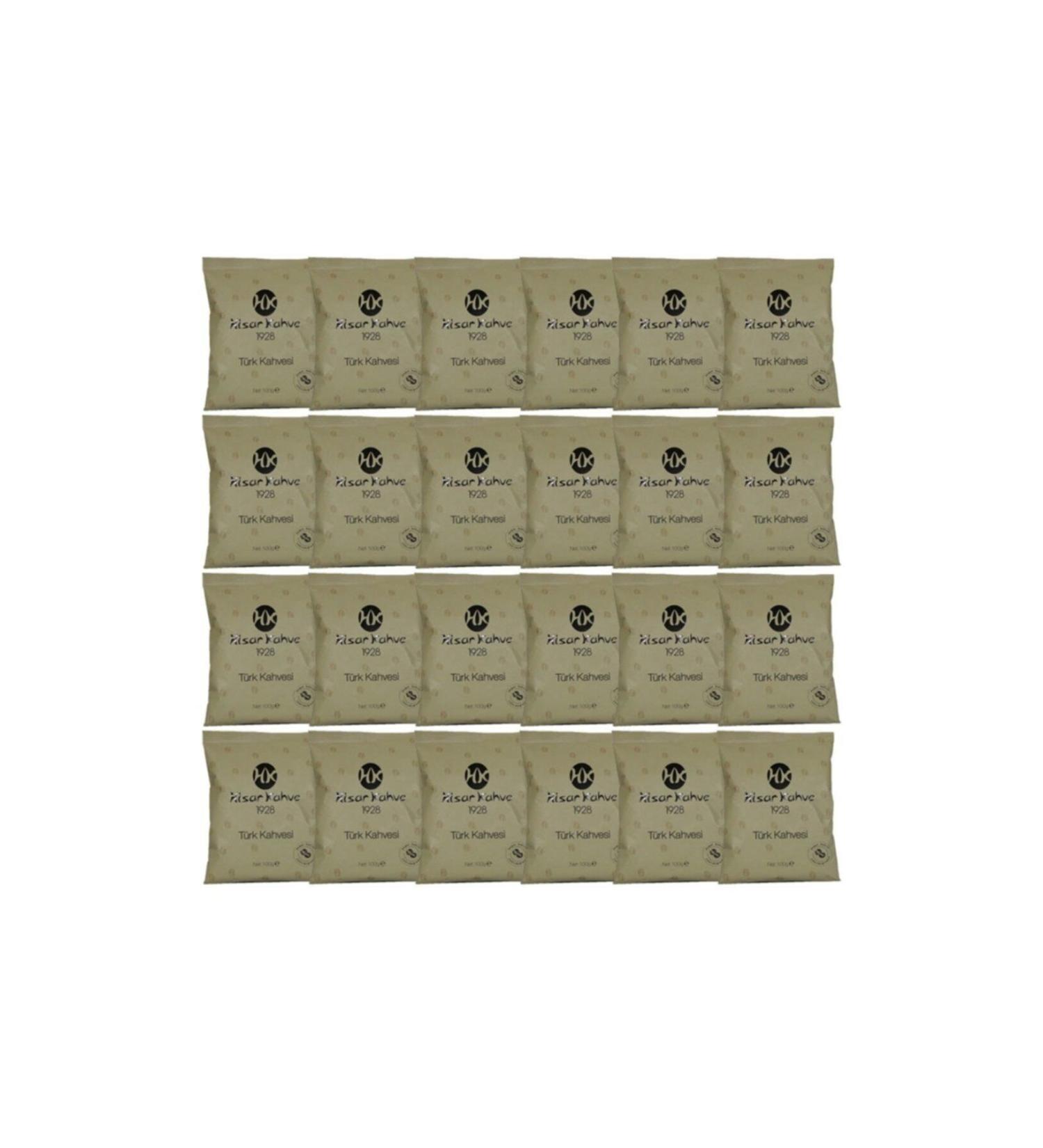 Hisar Kahve Turkish Coffee 100 Gr X 24 Packs - Buy Online on GoSupps.com
