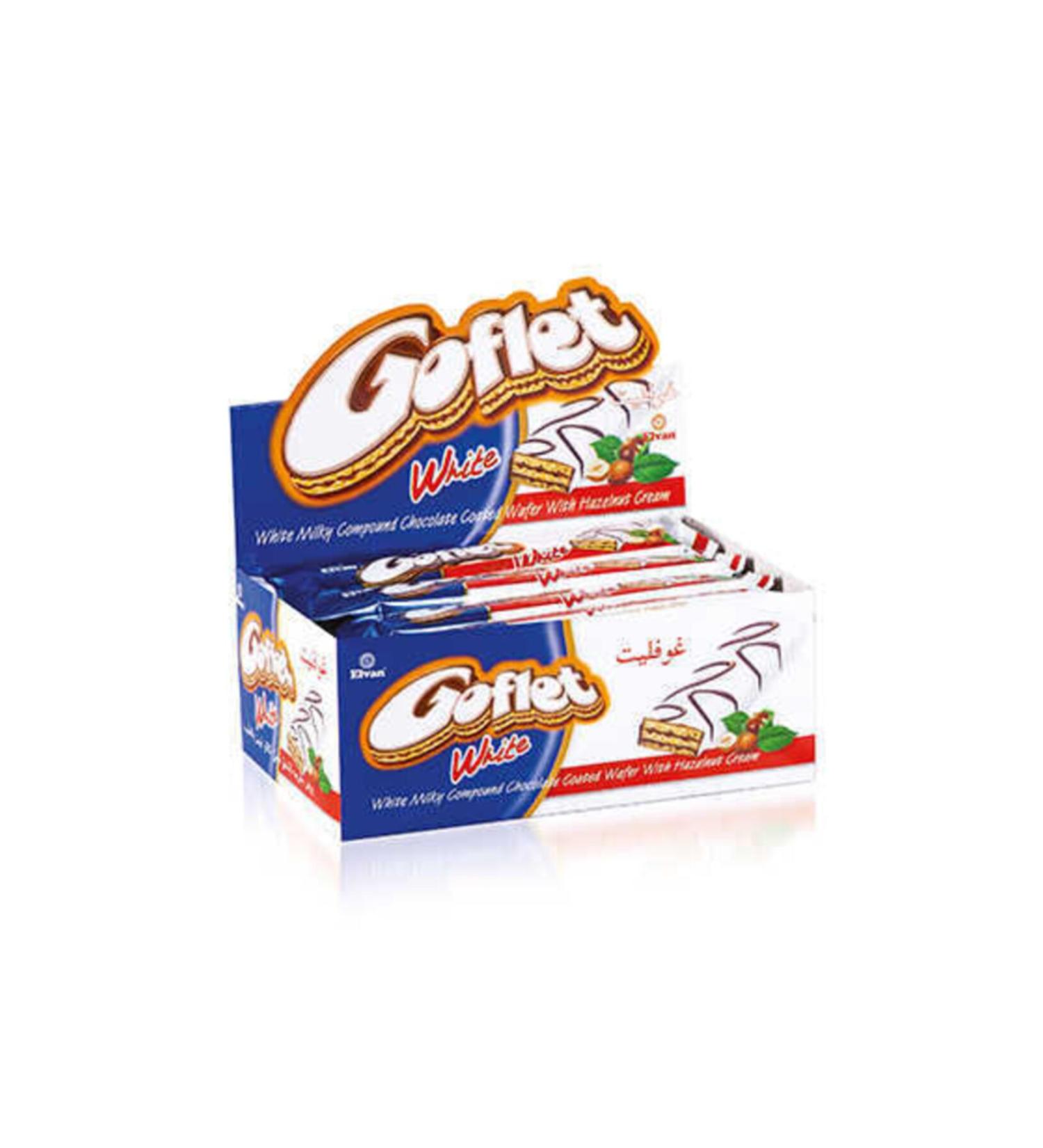 Elvan Wafer White 18 Gr. 24 Pieces (1 Box)