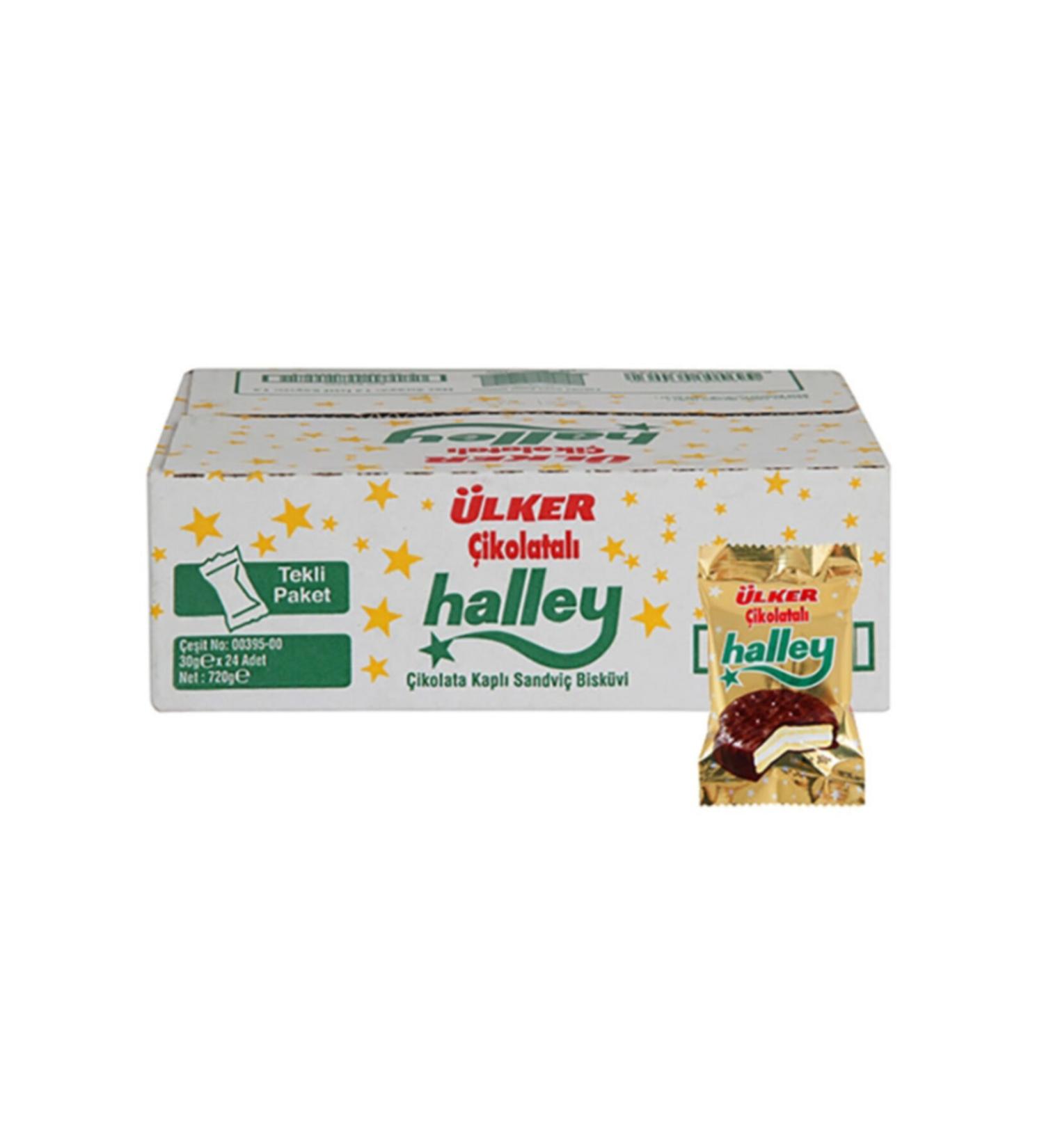 Ulker Halley Single 30 gr 24 pieces Halley Single 30 gr 24 pieces