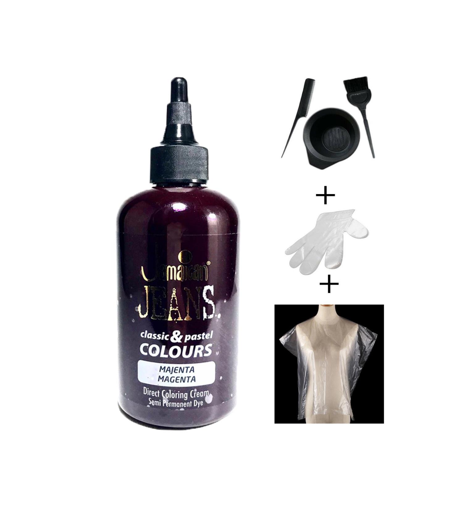 Jamaican Jean's Red Color Hair Dye Set Majenta Set1048