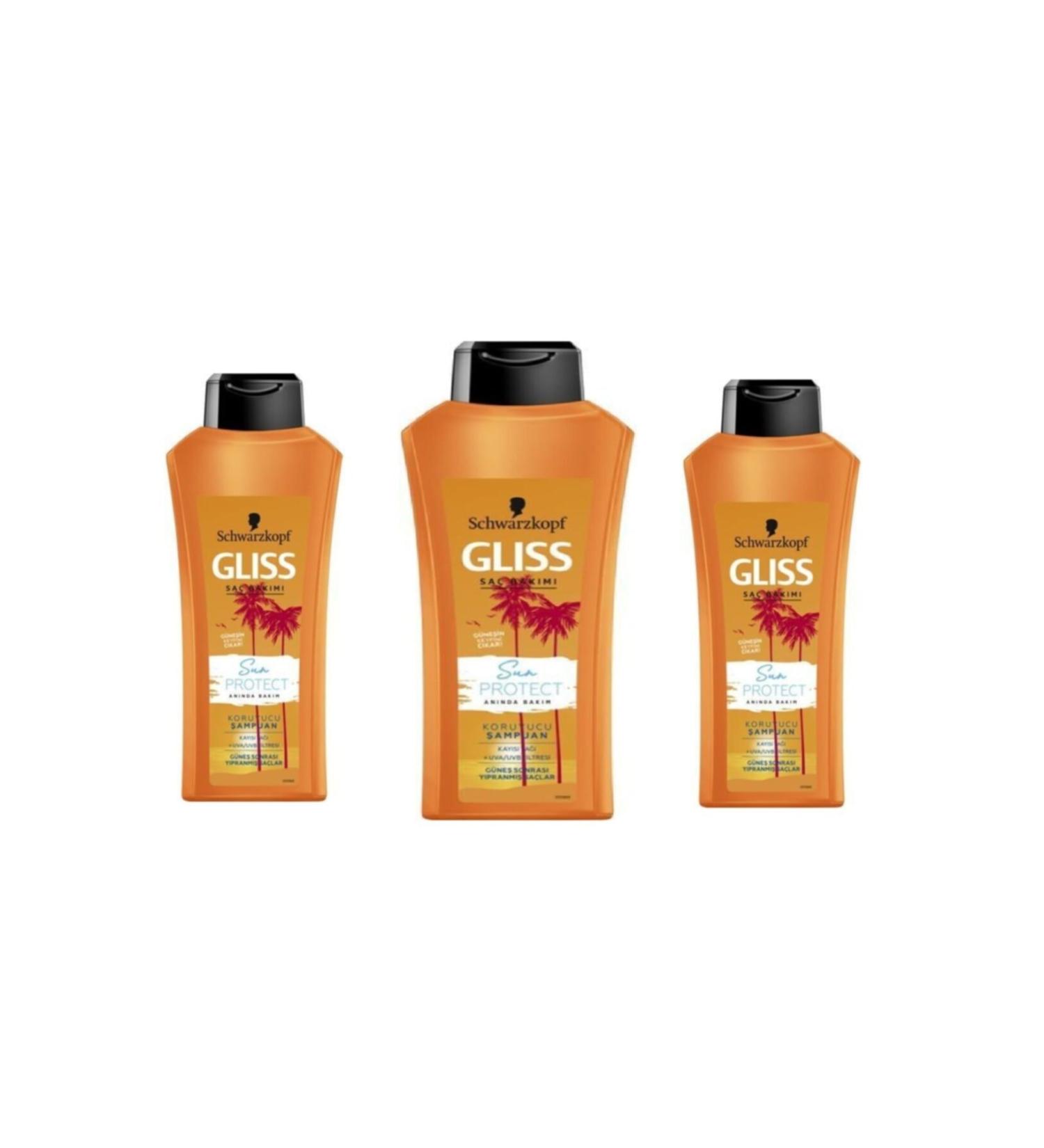 Gliss 3 ' Sun Protect Shampoo 525 Ml