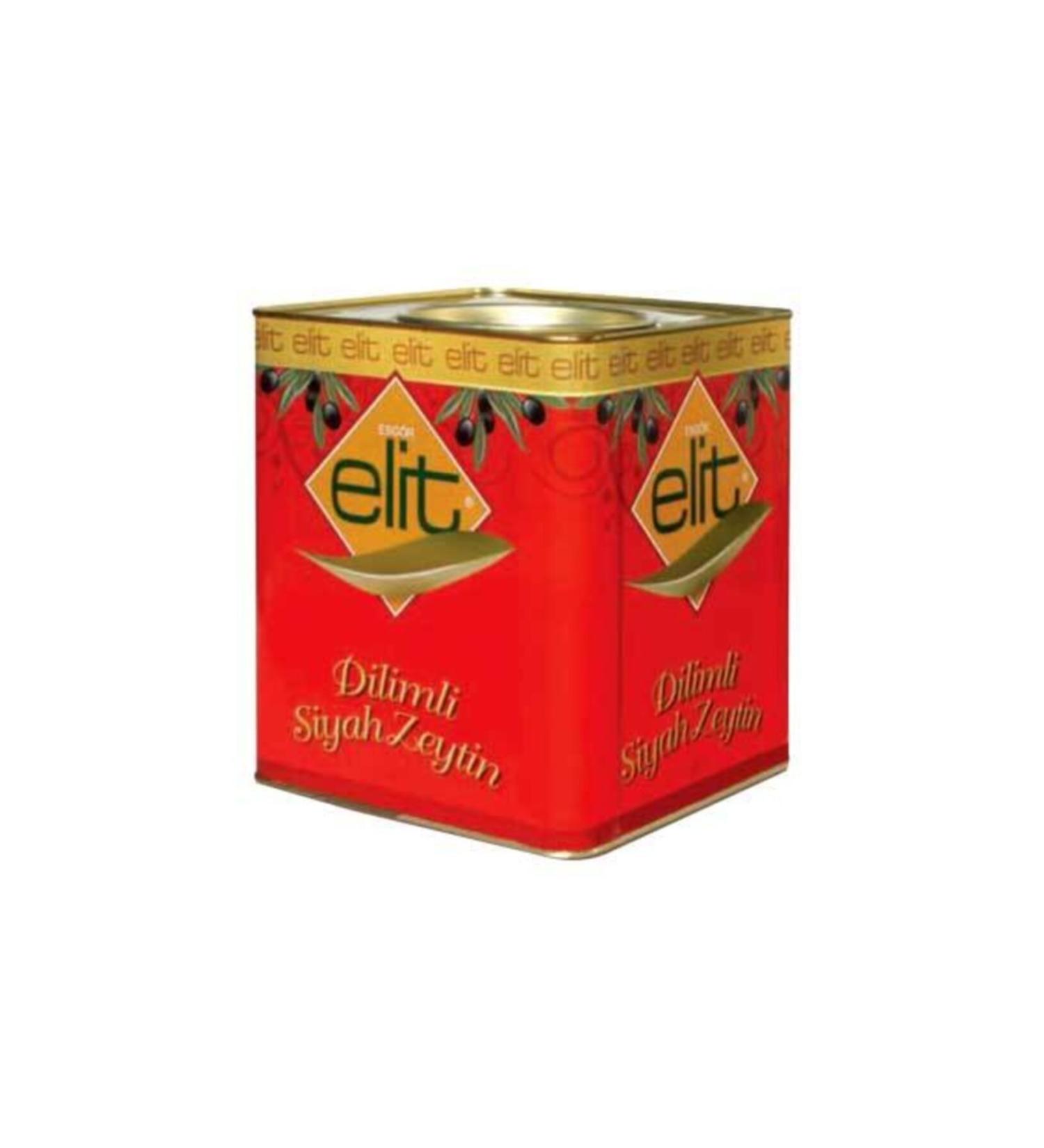 Elite Sliced Black Olives 8 Kg