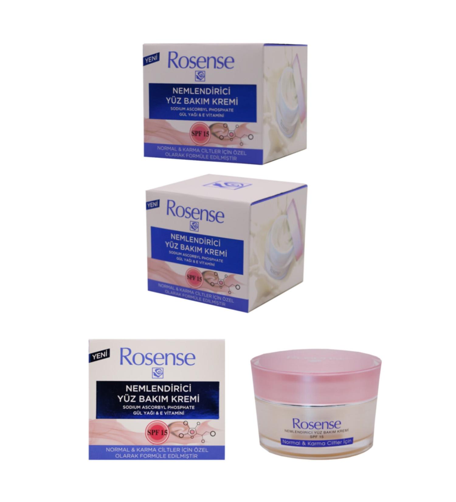 Rosense Moisturizing Face Cream Normal (COMBINED) Oily and Sensitive Skin 50 ml