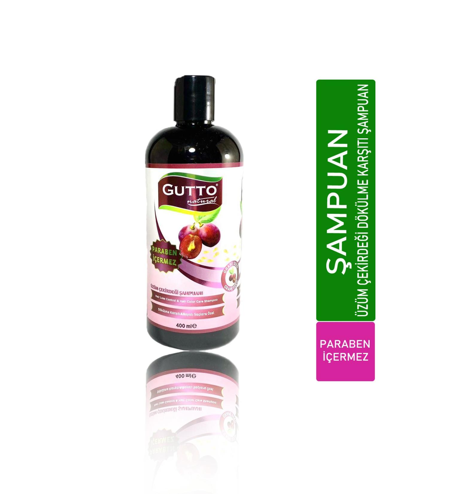 Gutto Grape Seed Anti-Hair Loss Care Shampoo 400ml. Samdepa3120