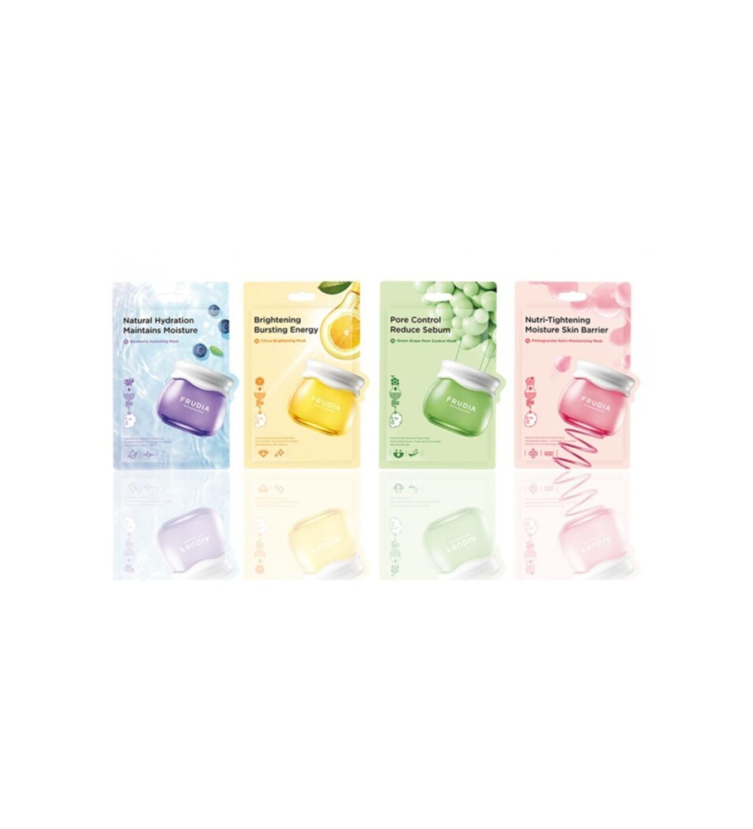Frudia Mask 4-pack Pomegranate & Blueberry & Green Grape&cutris