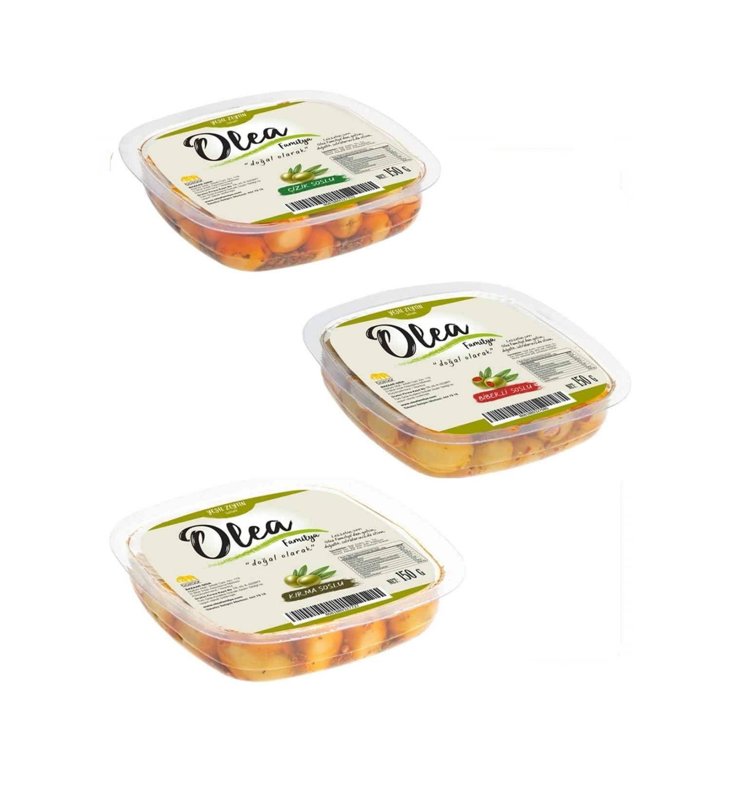 Olea Family Sauced Green Olive Set 150gr