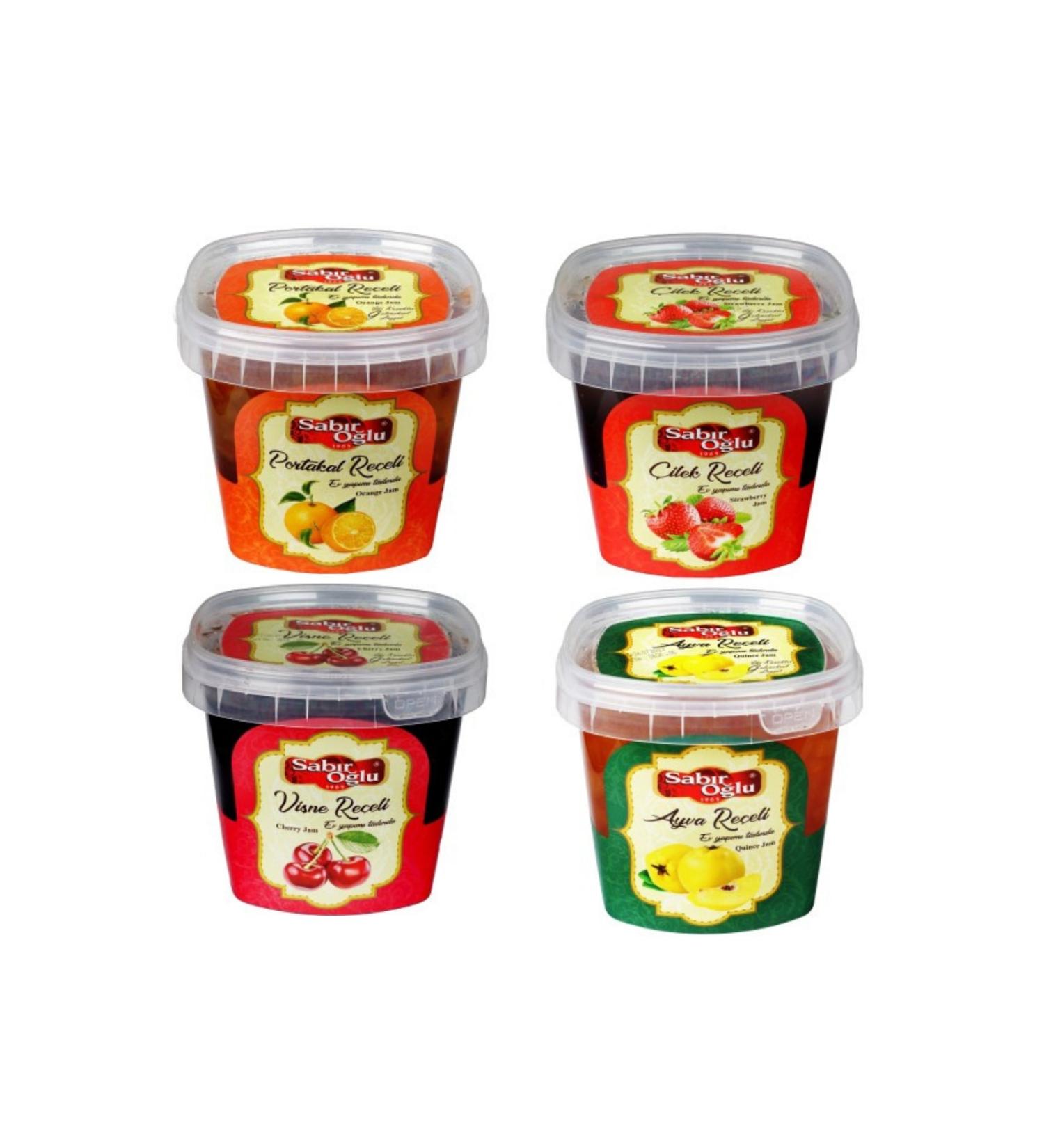 SABIRO LU 800 Gr Pls Bucket Jam Orange-strawberry-cherry-quince