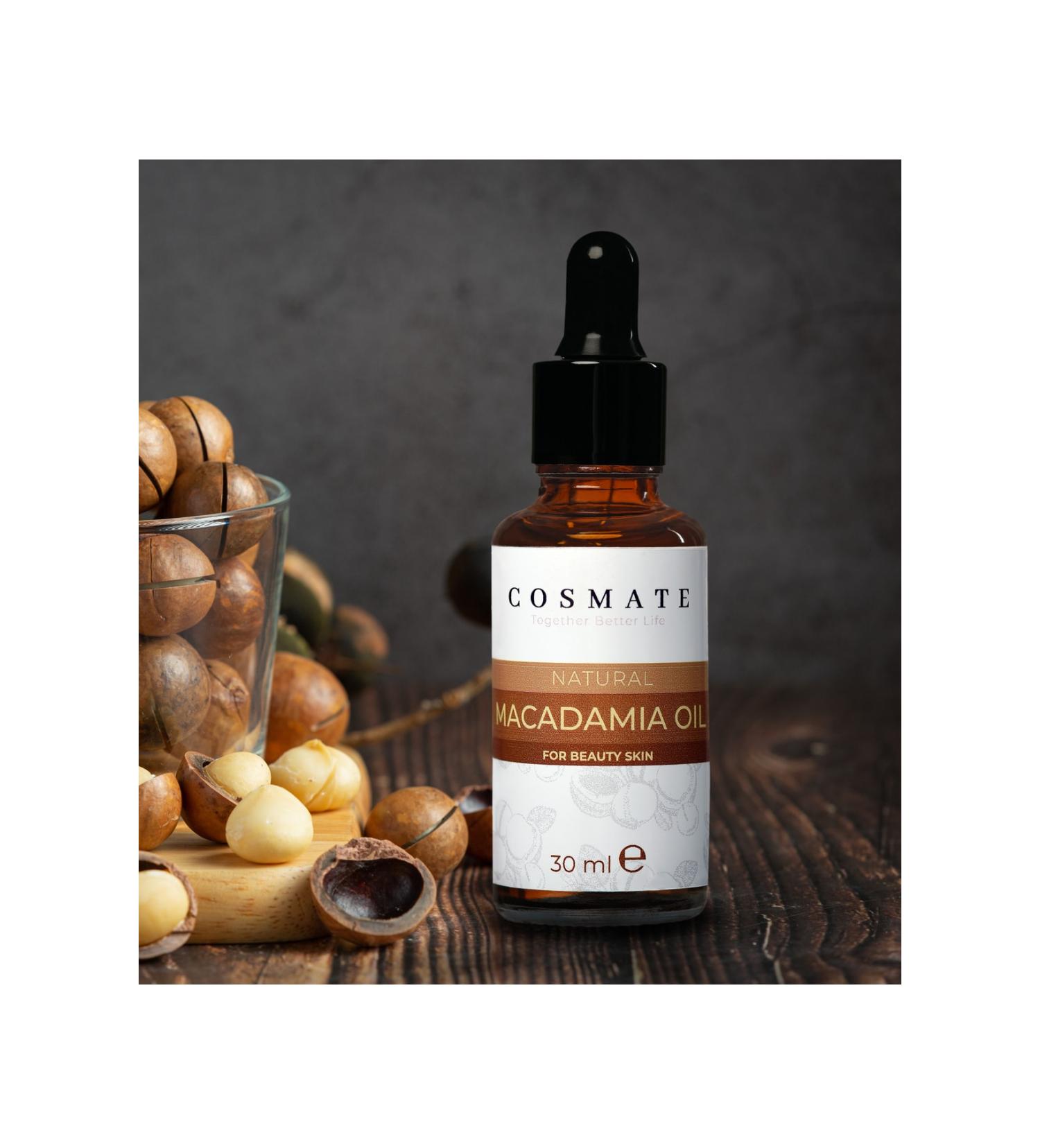 Cosmate Natural Cold Pressed Witch Hazel Macadamia Oil 30 ml - Buy Online on GoSupps.com