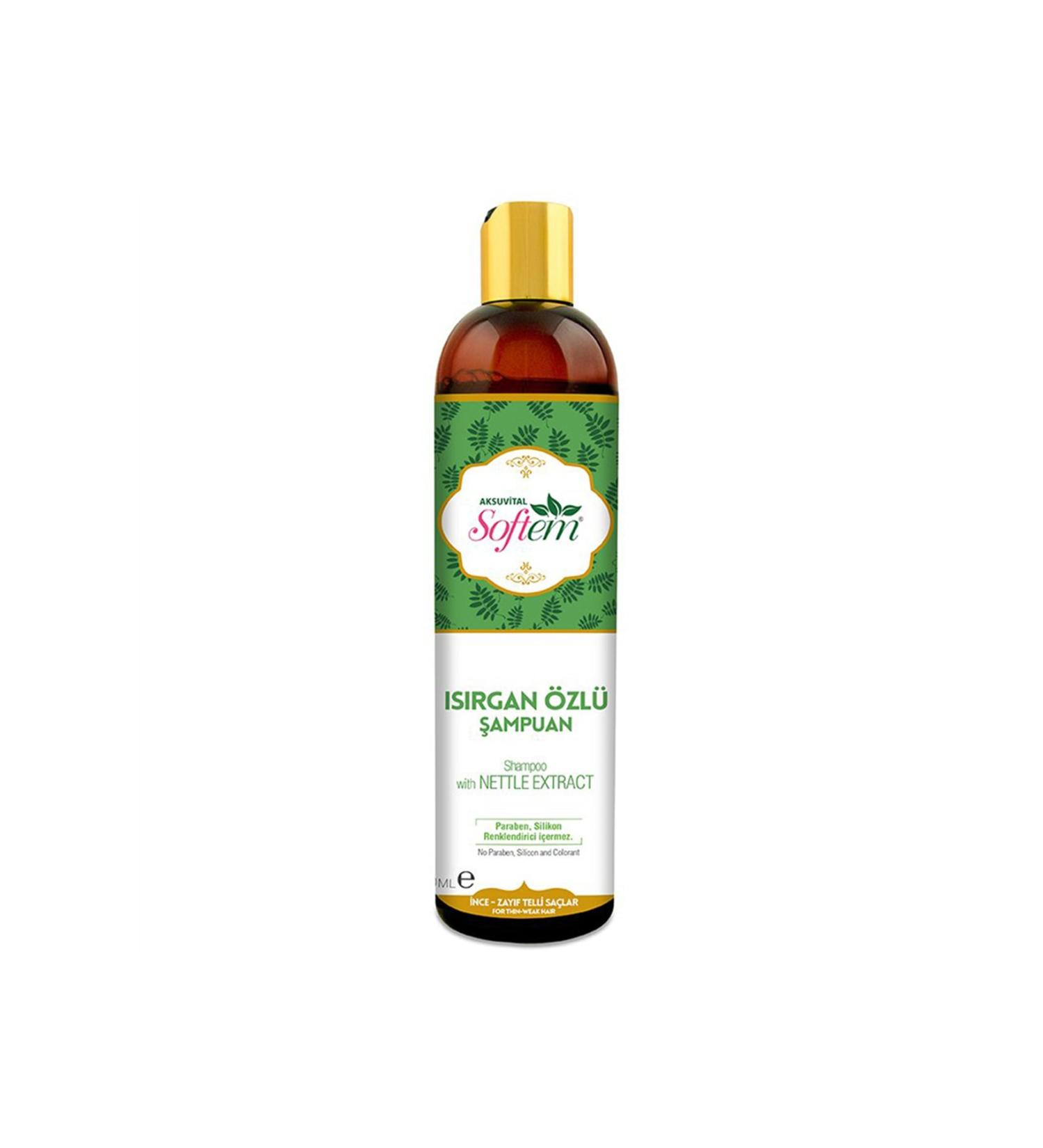 Softem Nettle Essence Shampoo 400 ml