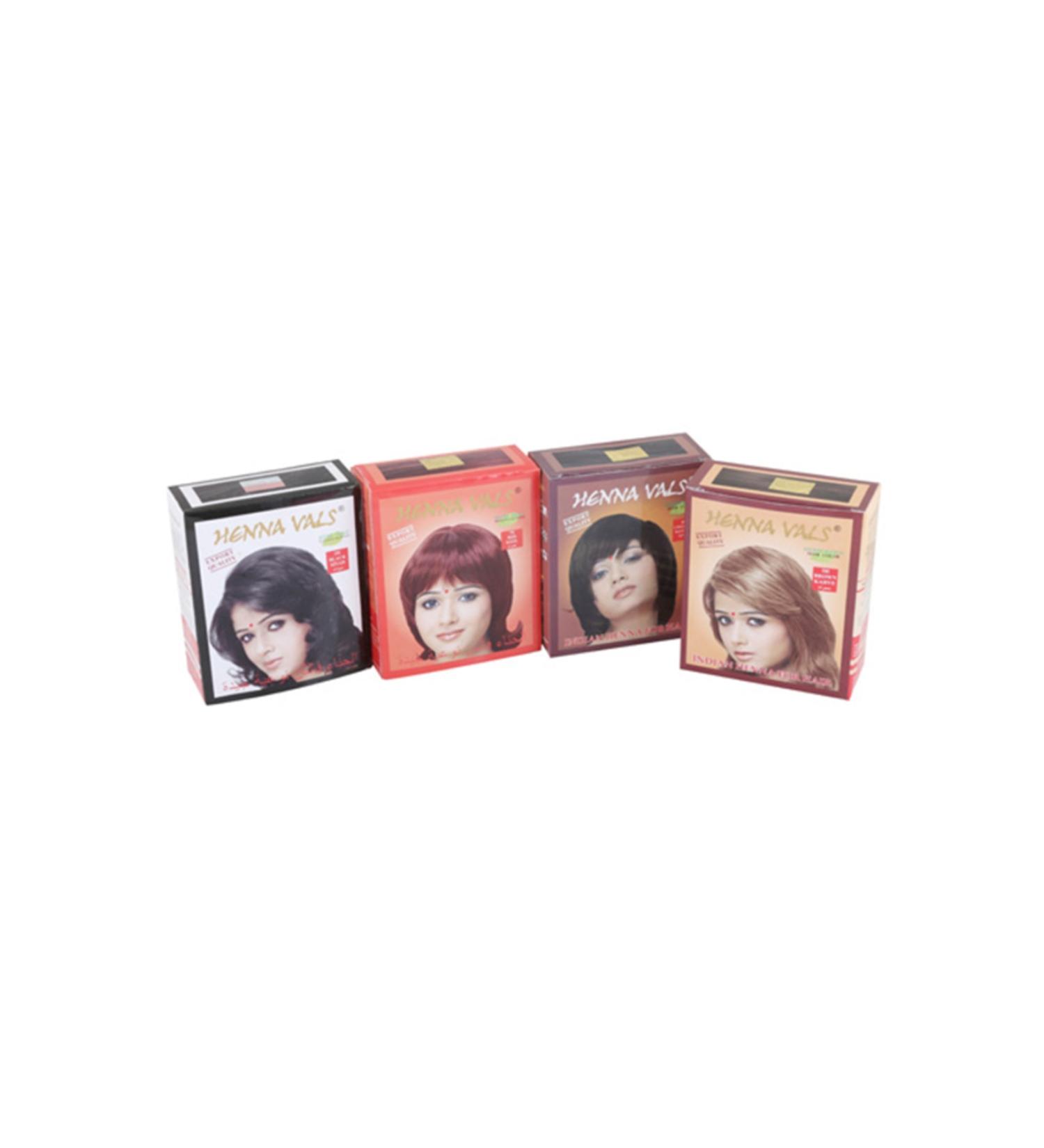 henna vals Indian Henna Hair Dye 10 Gr X 6 Pieces
