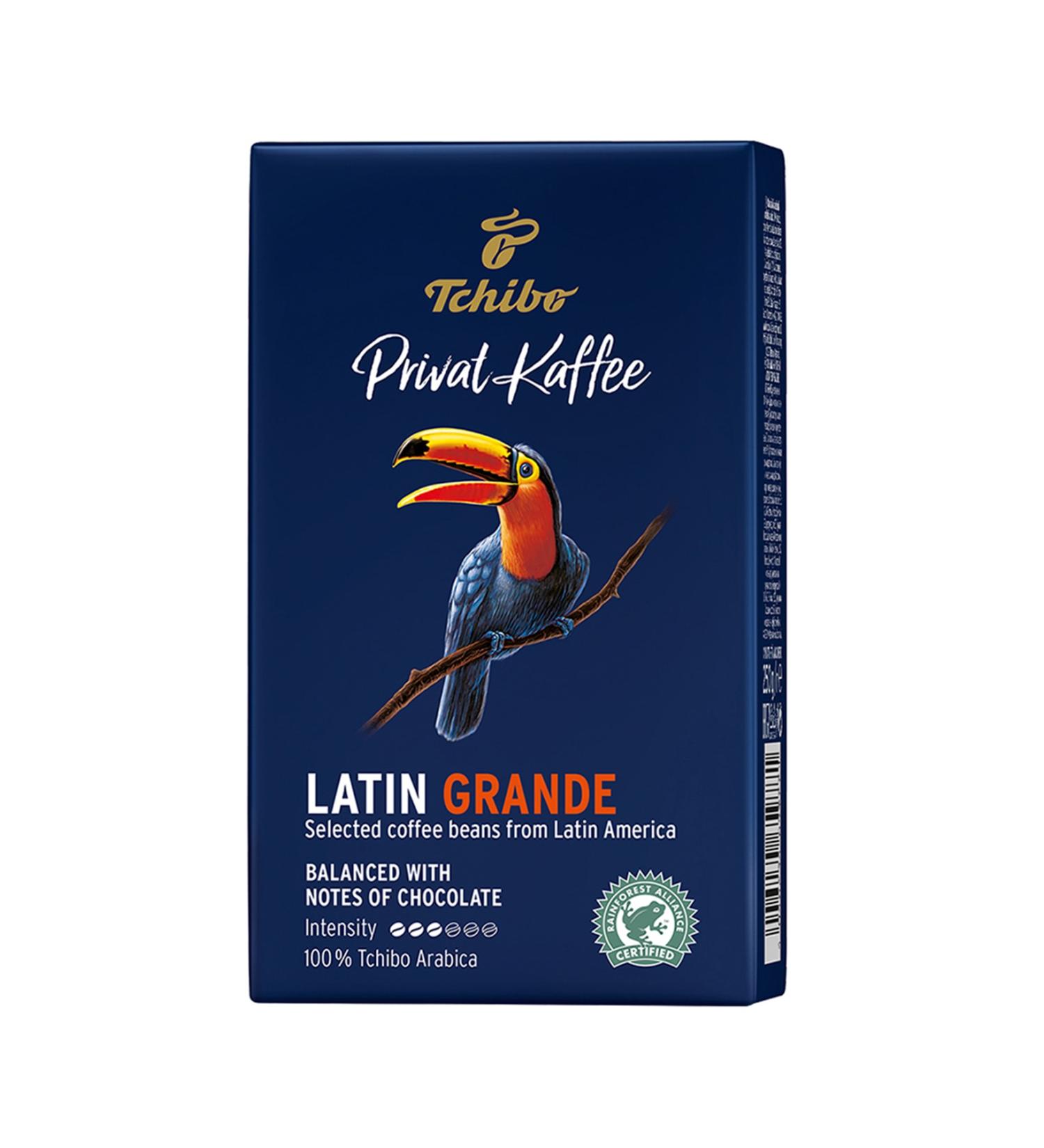 Tchibo Privat Kaffee Latin Grande Ground Filter Coffee 250 g - Buy Online on GoSupps.com