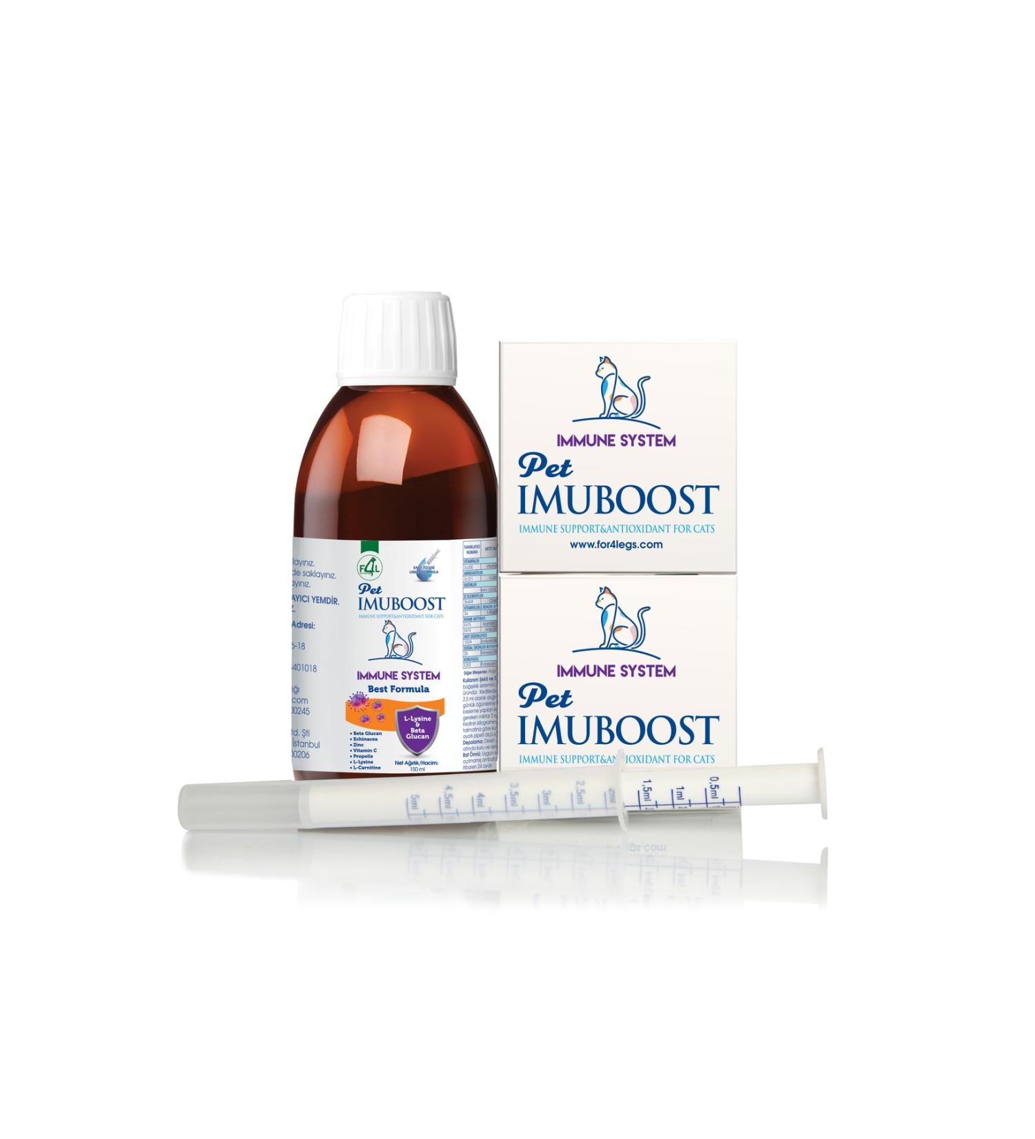 PETIMUBOOST Immune System Stimulating and Strengthening Food Supplement for Cats