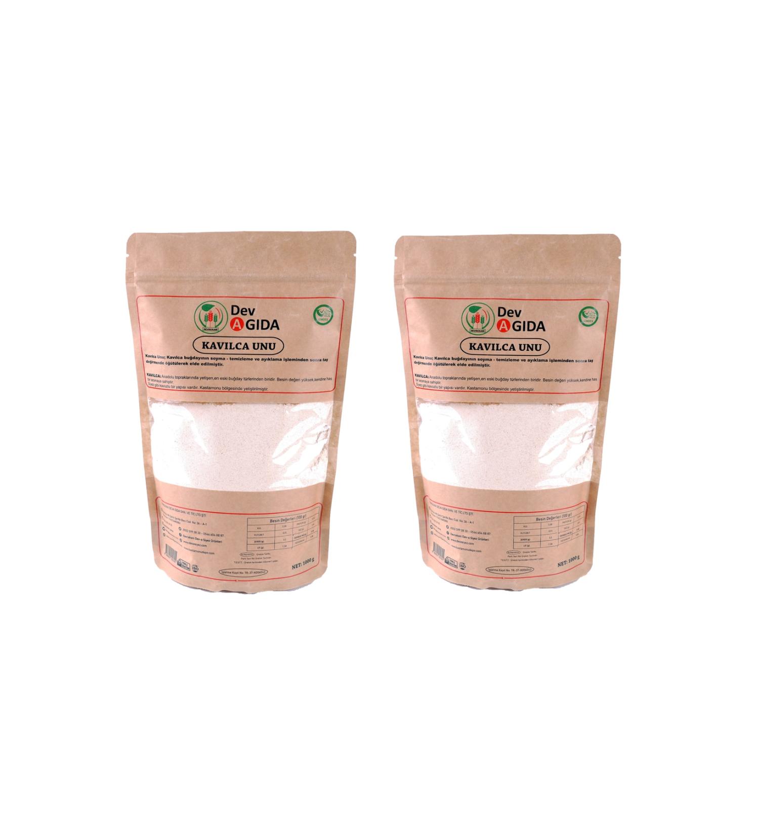 Devrekani DevA Kav lca (Gar kl - Fork Einkorn) Flour 2 Kg