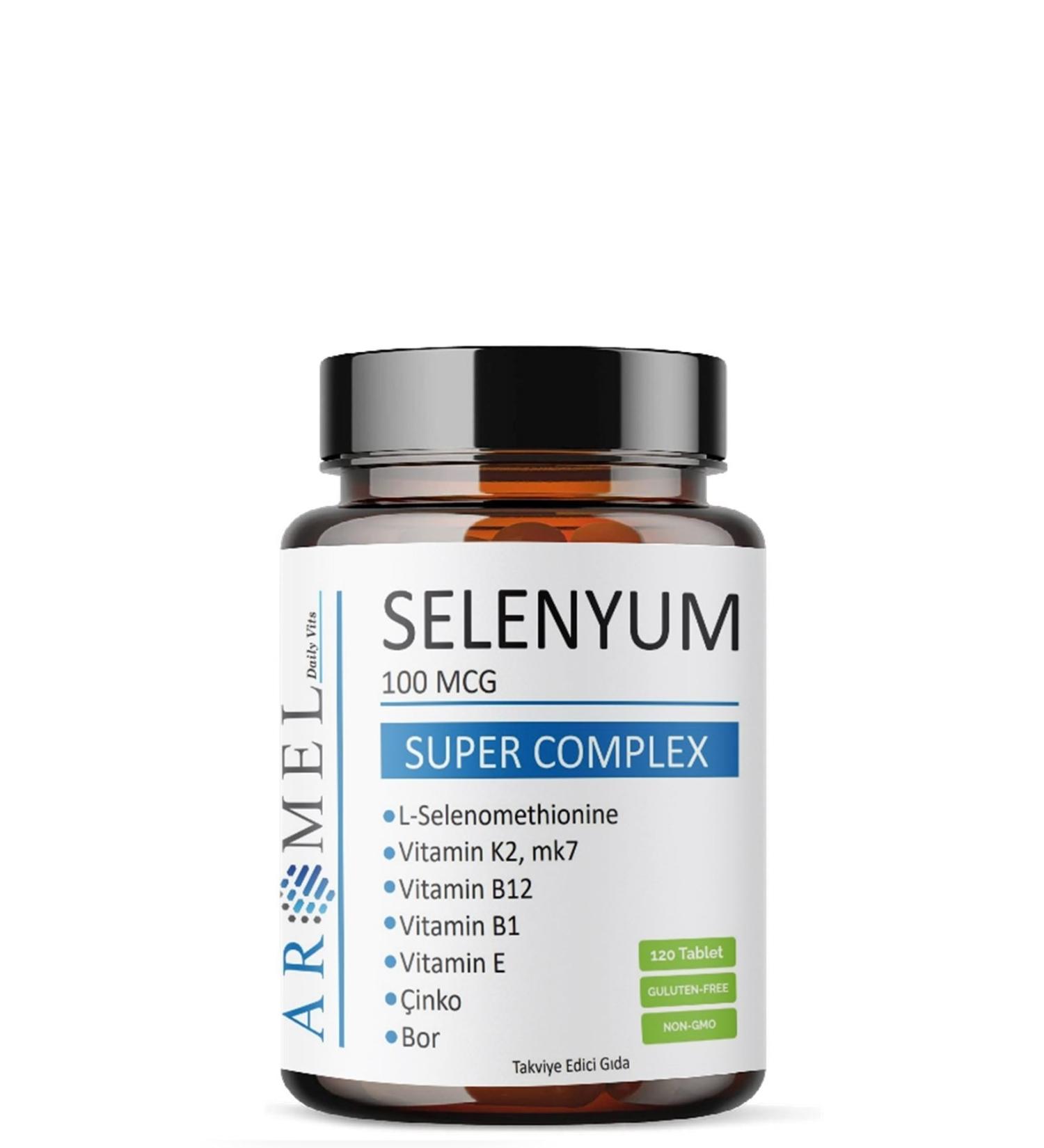 Aromel Selenium Food Supplement 120 Tablets Super Complex