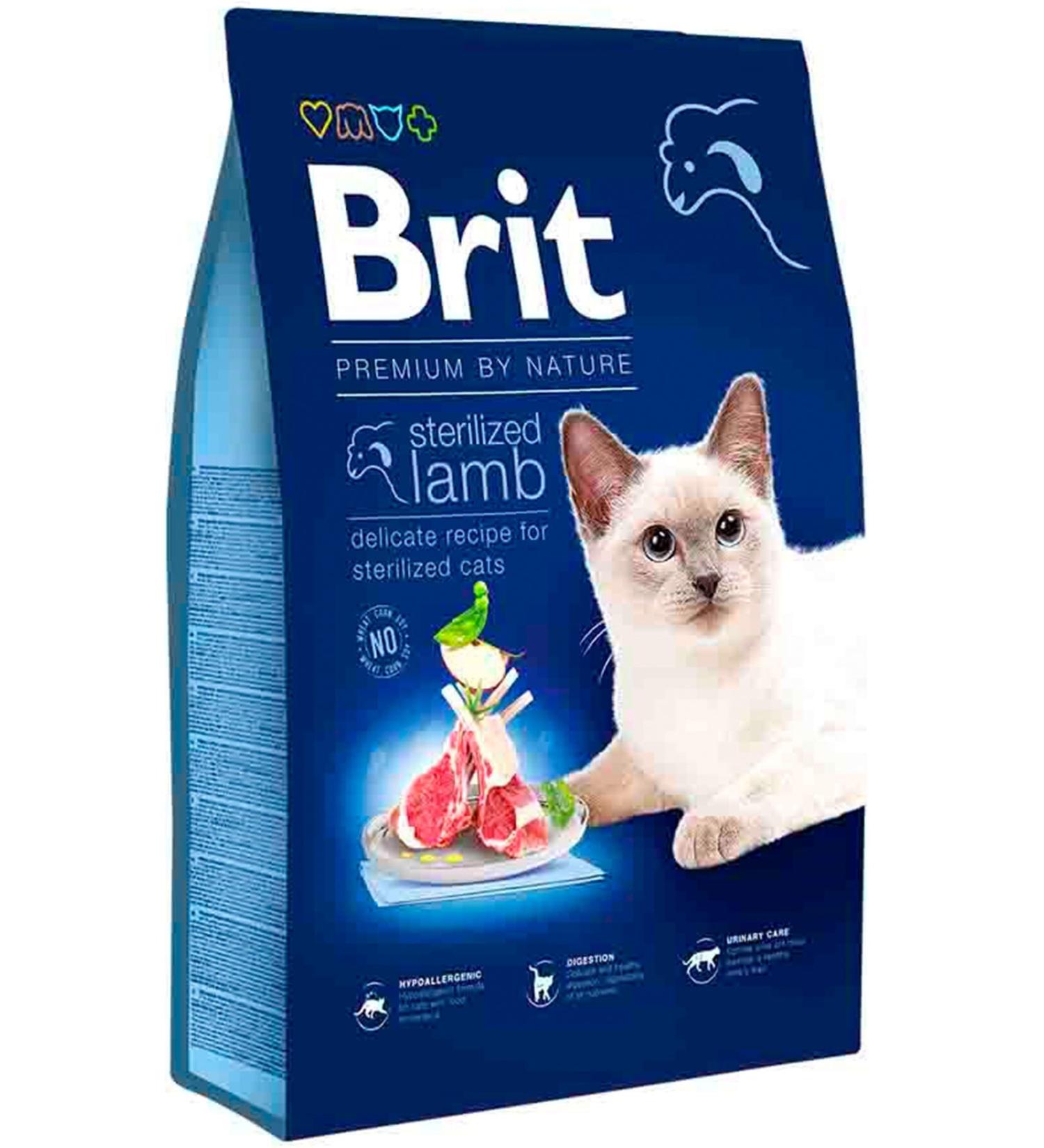 Brit Care Brit Premium Lamb Sterilized Cat Food 8kg