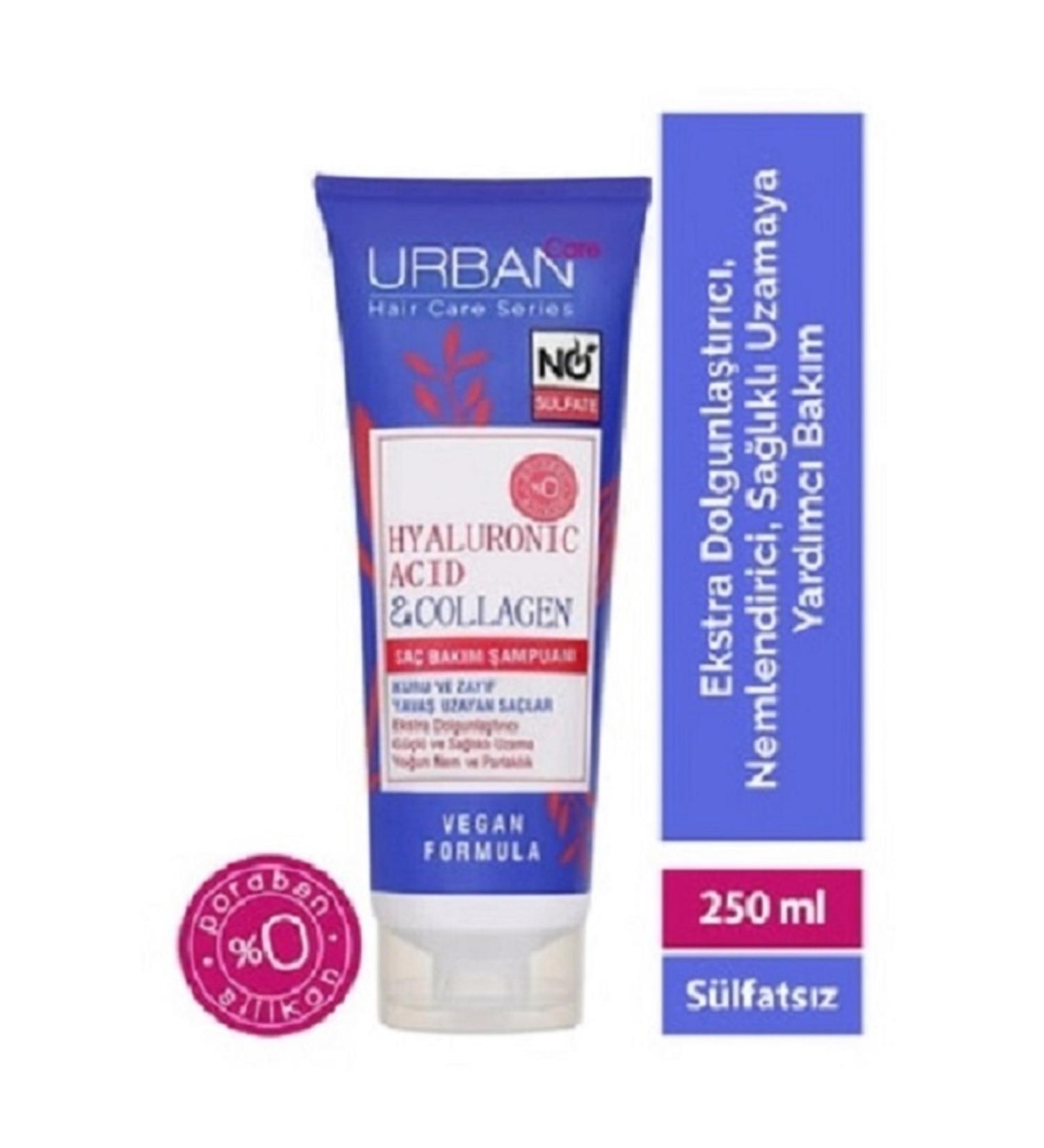 Urban Care Hyaluronic Acid&collagen Hair Care Shampoo 250ml