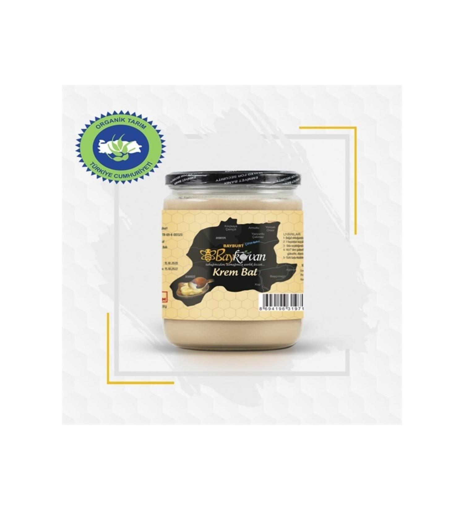 Baykovan Organic Cream Honey 850 gr