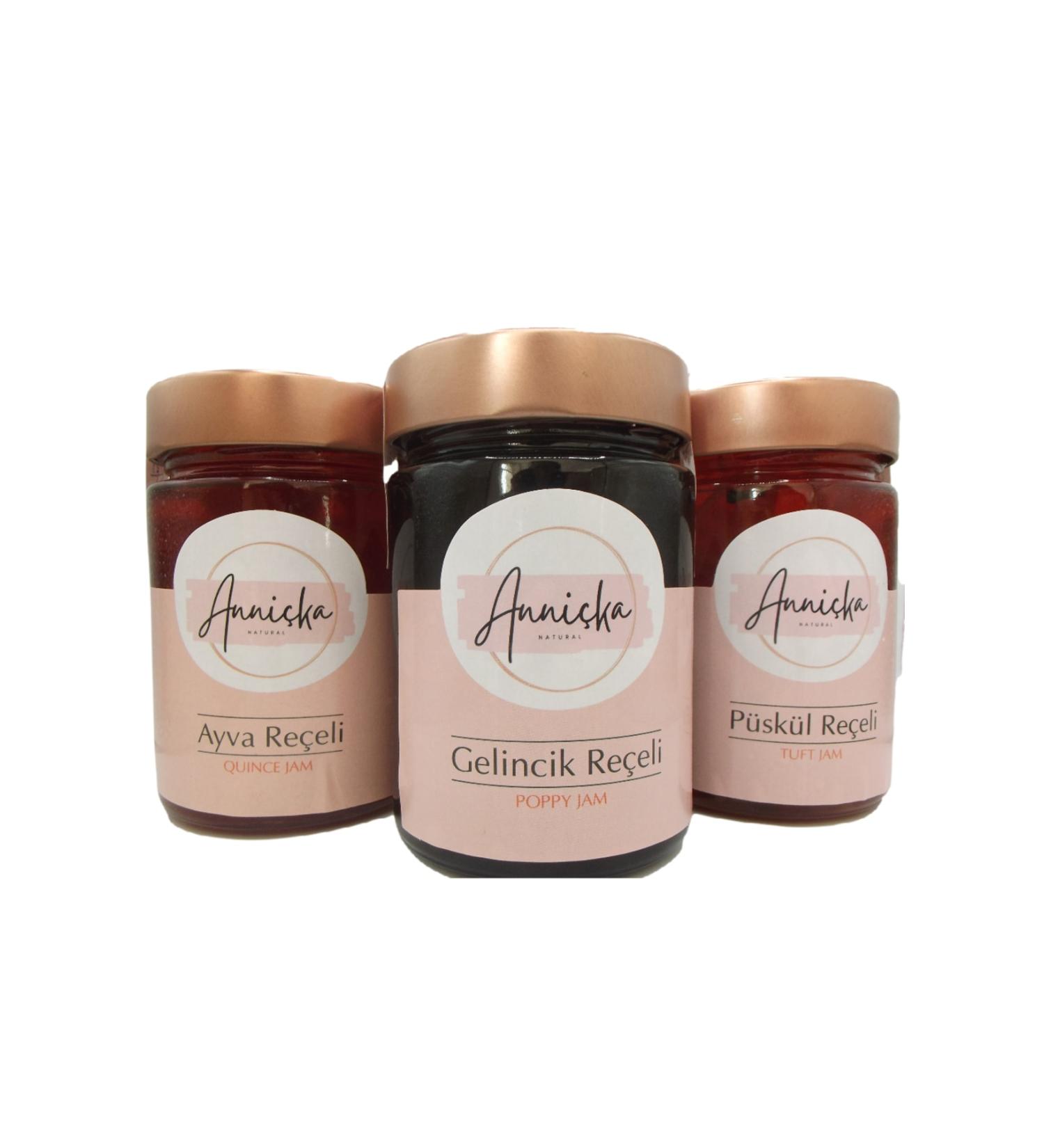 Anni ka Natural Healing Package: Poppy Quince and Tassel Jam 3x400gr