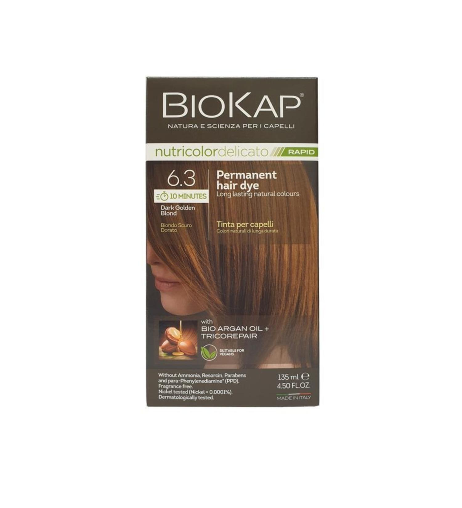 BioKap 6.3 Nutricolor Delicato Rapid Sa Boyas 135 Ml