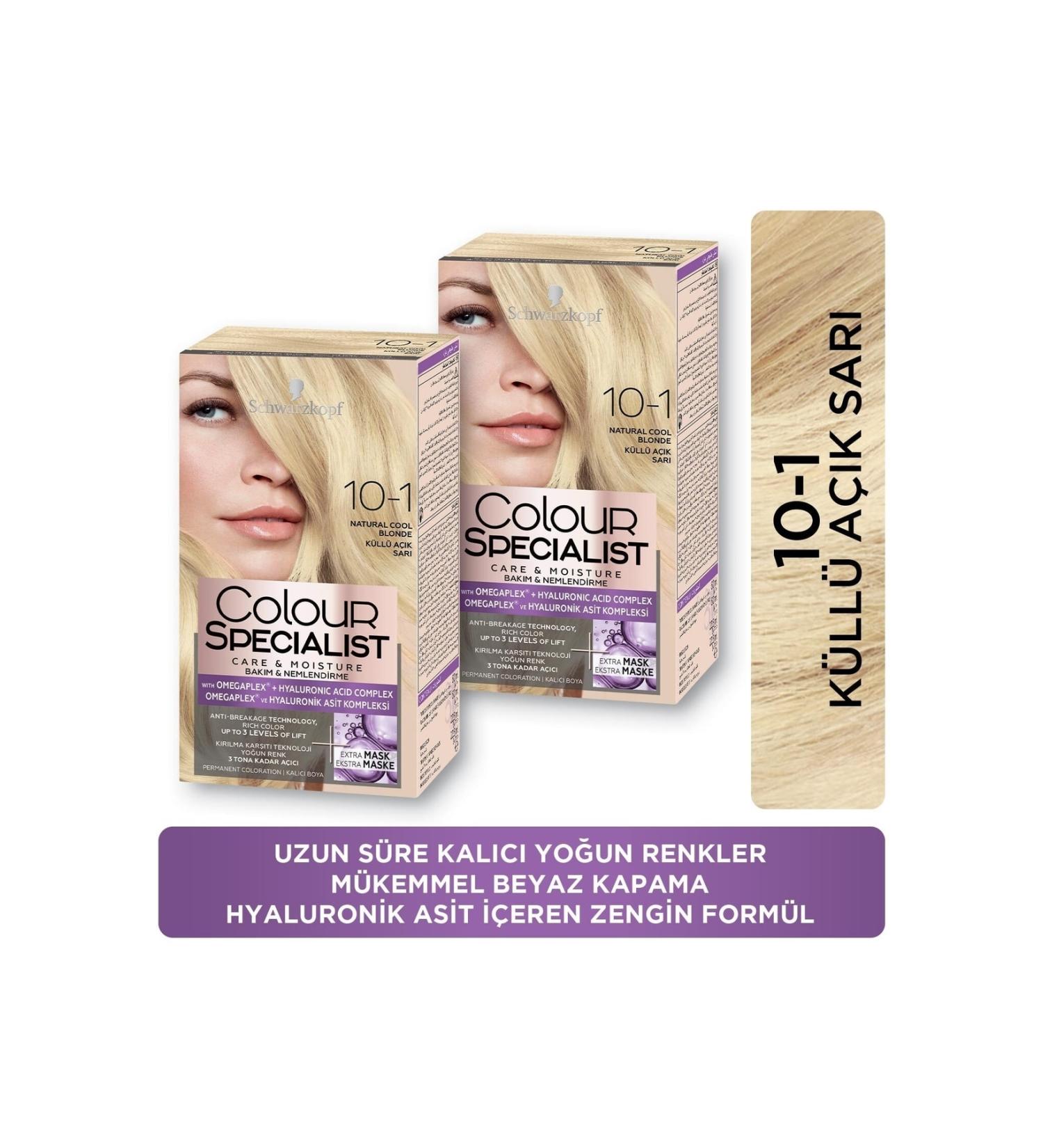 Schwarzkopf Ash Light Blonde 10-1 X 2 Pieces - Buy Online on GoSupps.com
