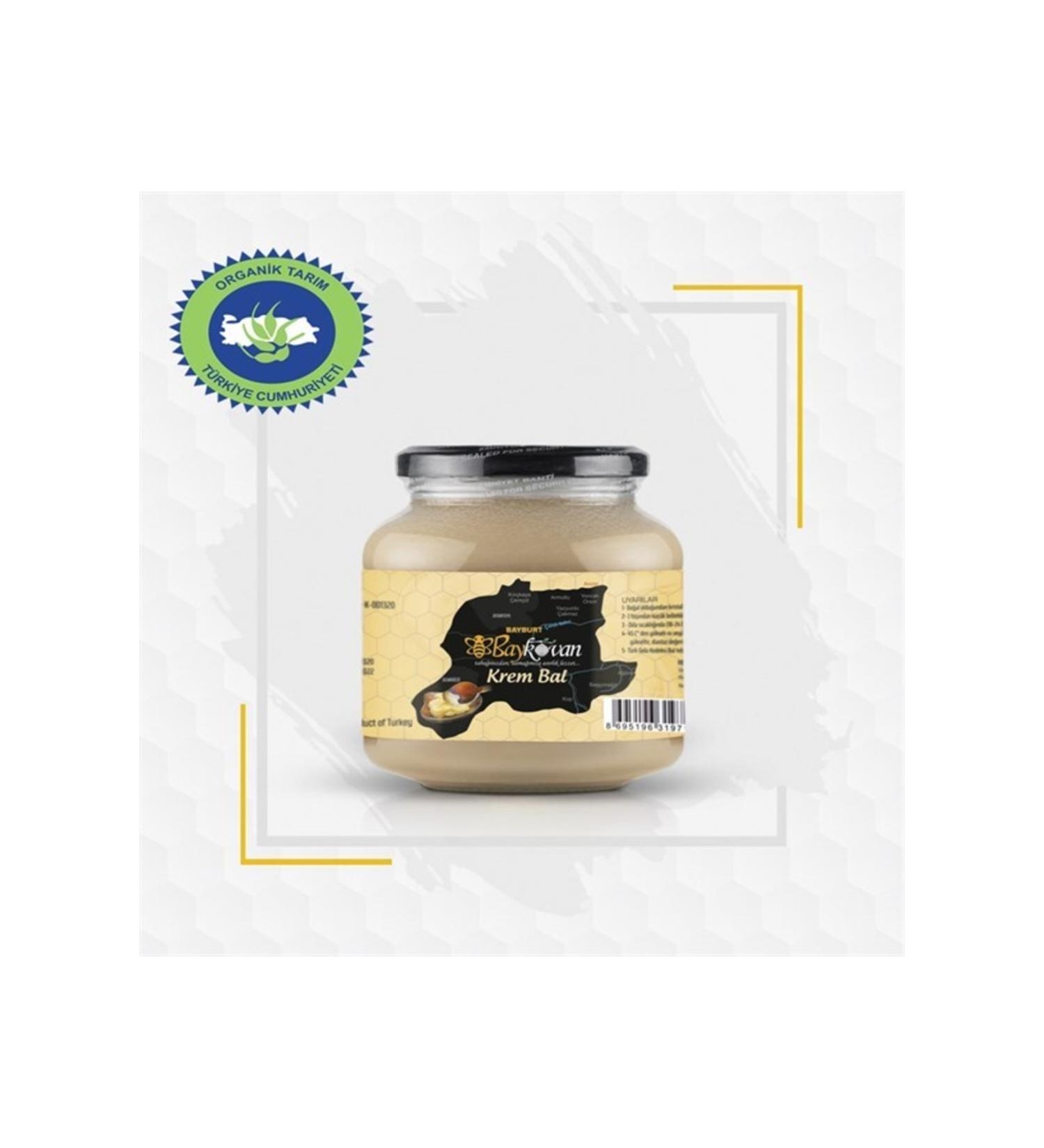 Baykovan Organic Cream Honey 450 gr