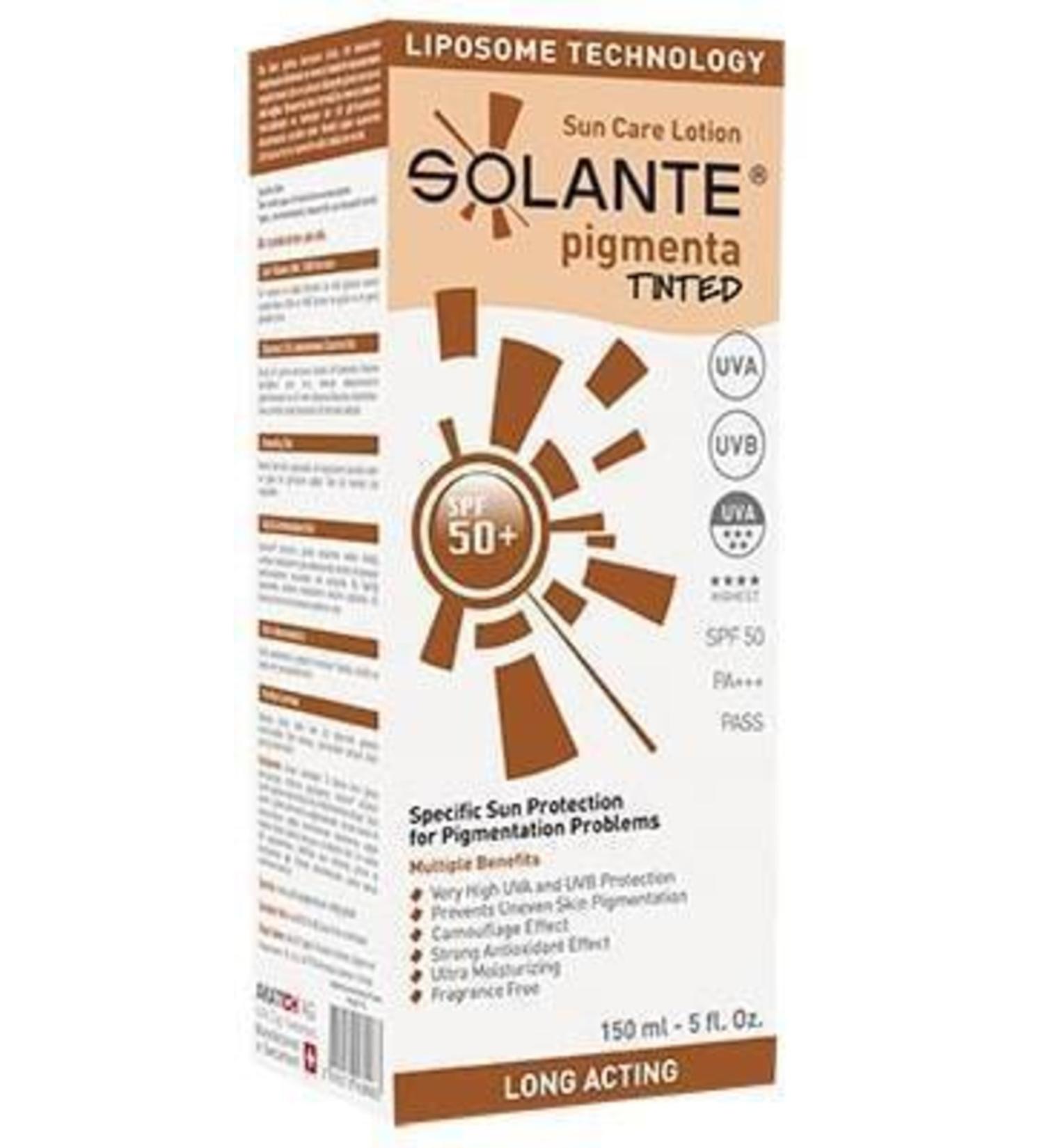Solante Pigmenta Tinted Lotion Spf 50+ 150 Ml