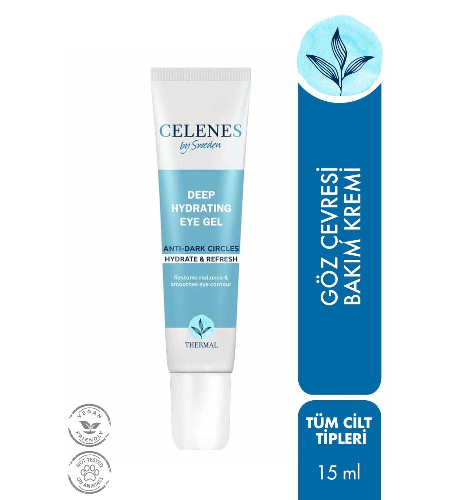Celenes by Sweden Thermal Deeply Moisturizing Eye Contour Care Gel 15 ml - Buy Online on GoSupps.com
