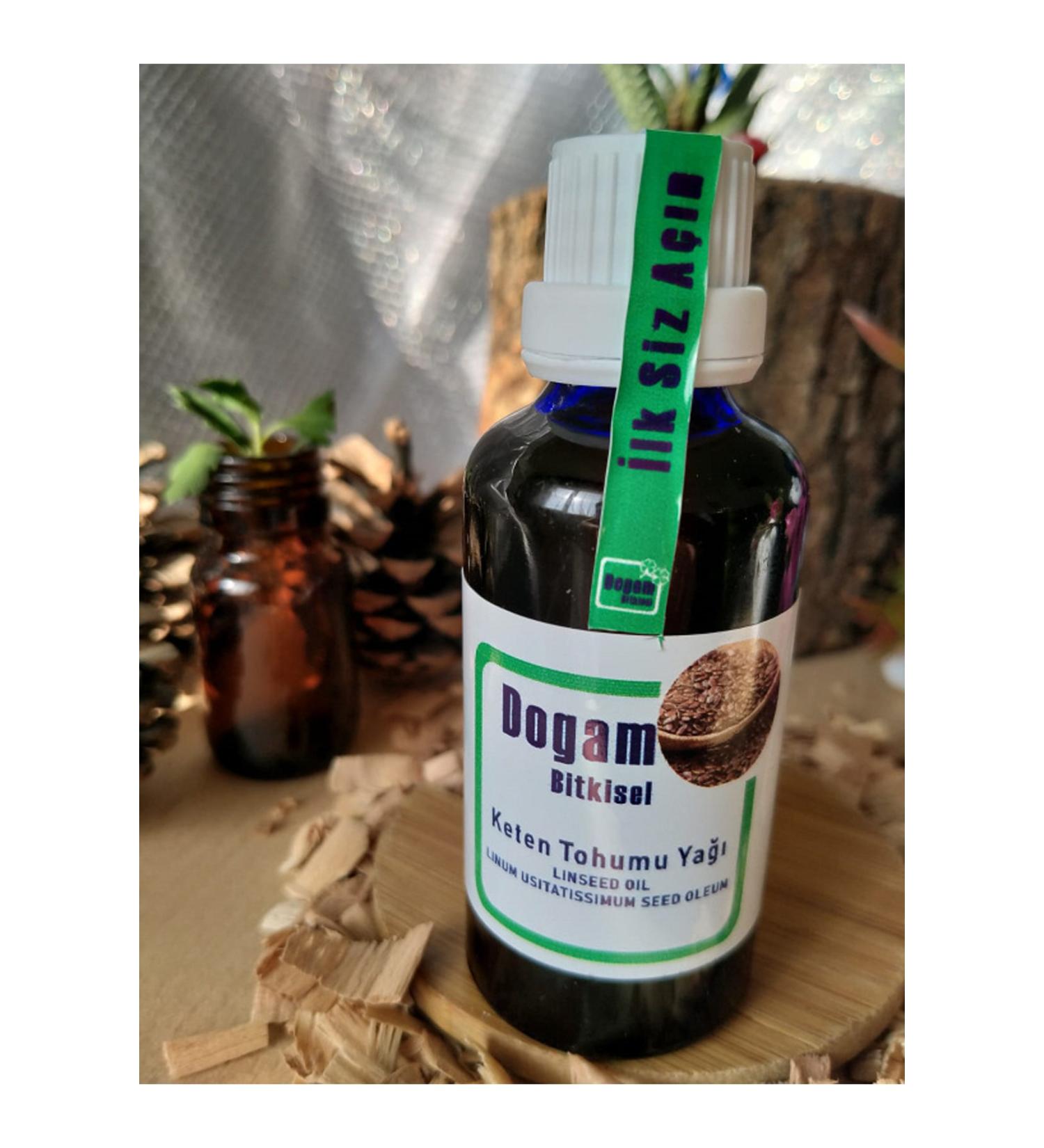 DOGAM HERBAL Linseed Oil 50 ml Cold Press Linseed Oil Cold Press