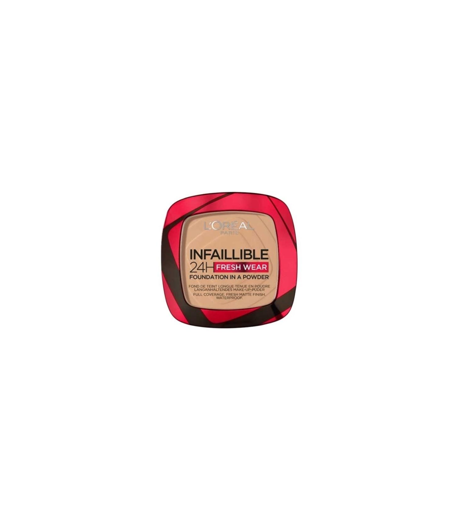 L'Oreal Paris Infaillible 24h Fresh Wear 140 Golden Beige Powder 9gr - Buy Online on GoSupps.com