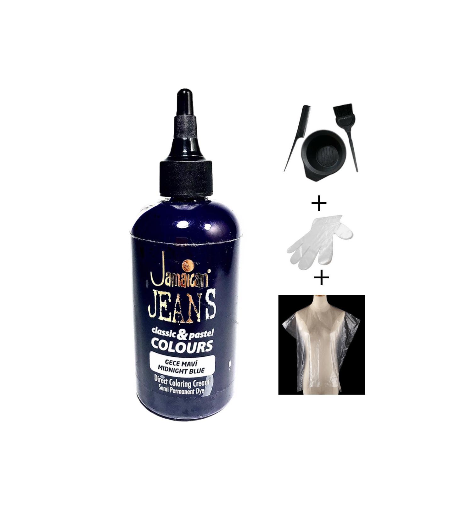 Jamaican Jean's Color Hair Dye Set Night Blue Depa1016