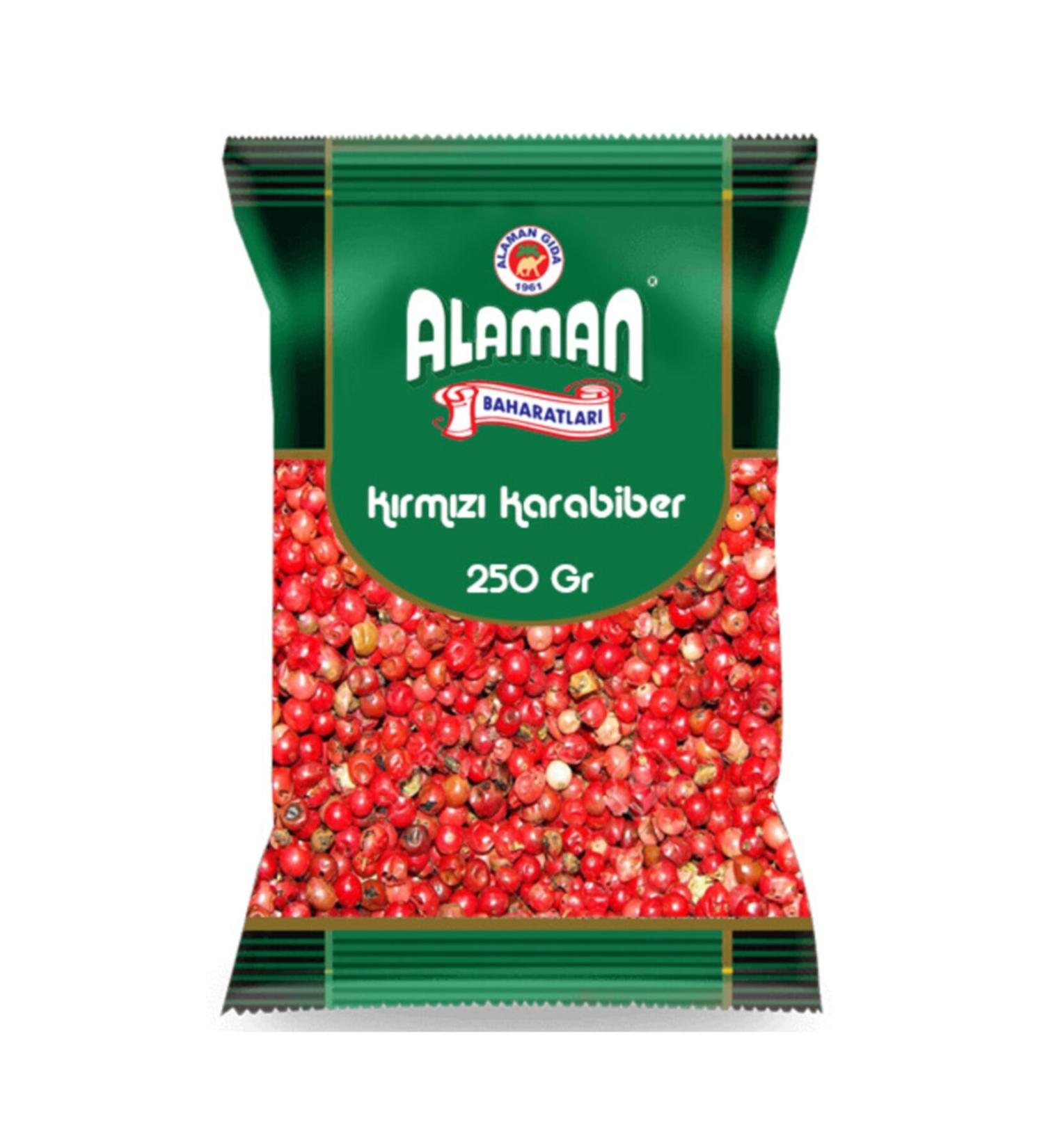 ALAMAN SPICES Black Pepper Red Grain 250 Gr