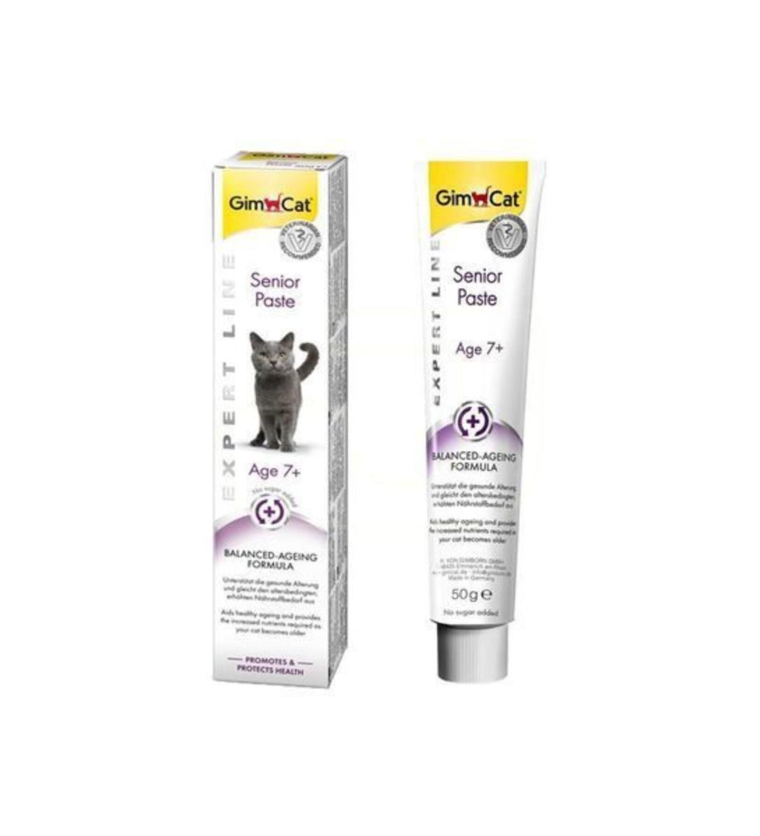 Gimcat Senior Paste Vitamin Paste for Old Cats 50 Gr