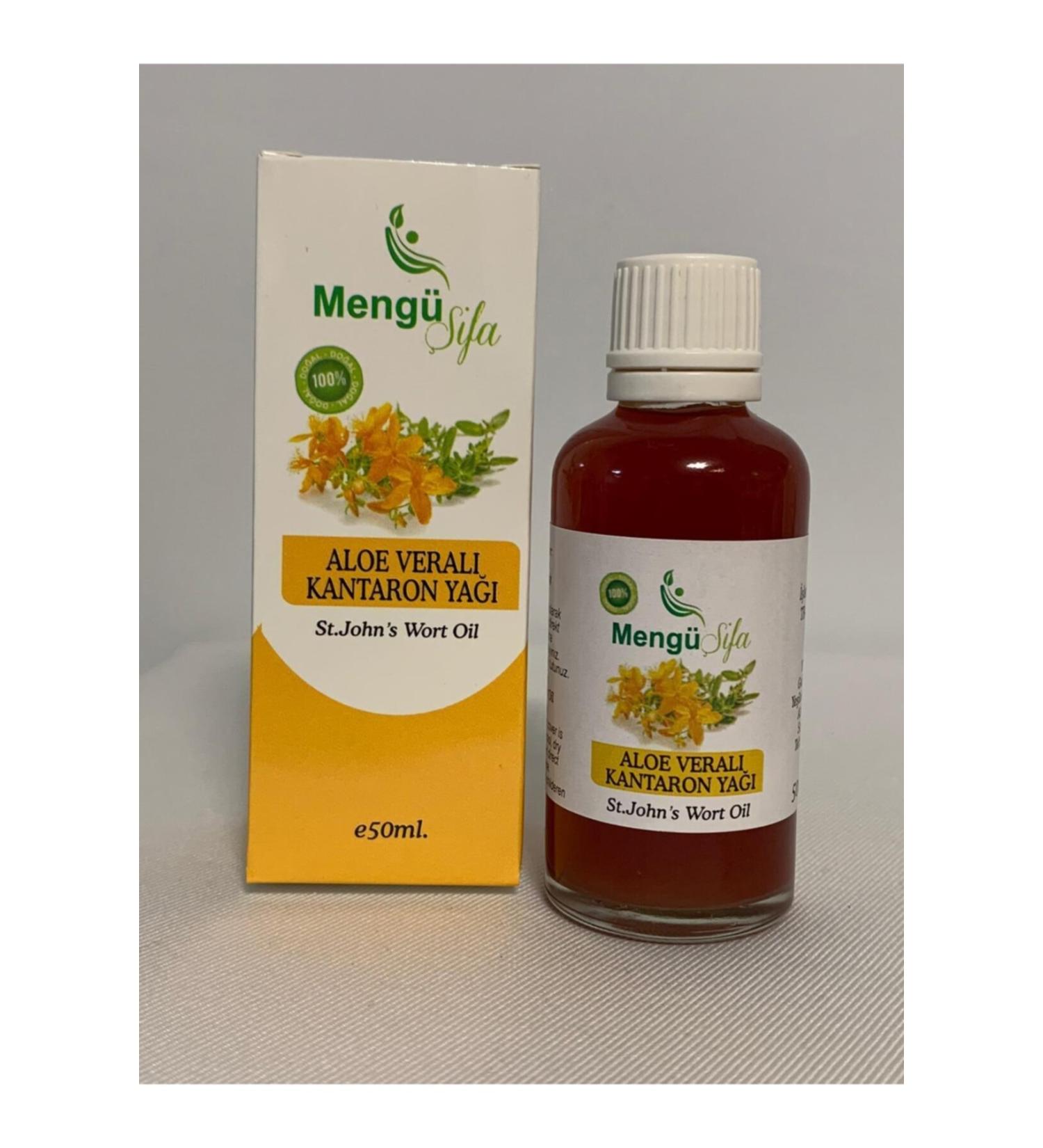 Meng Healing Natural Aloe Vera St. John's Wort Oil 50ml