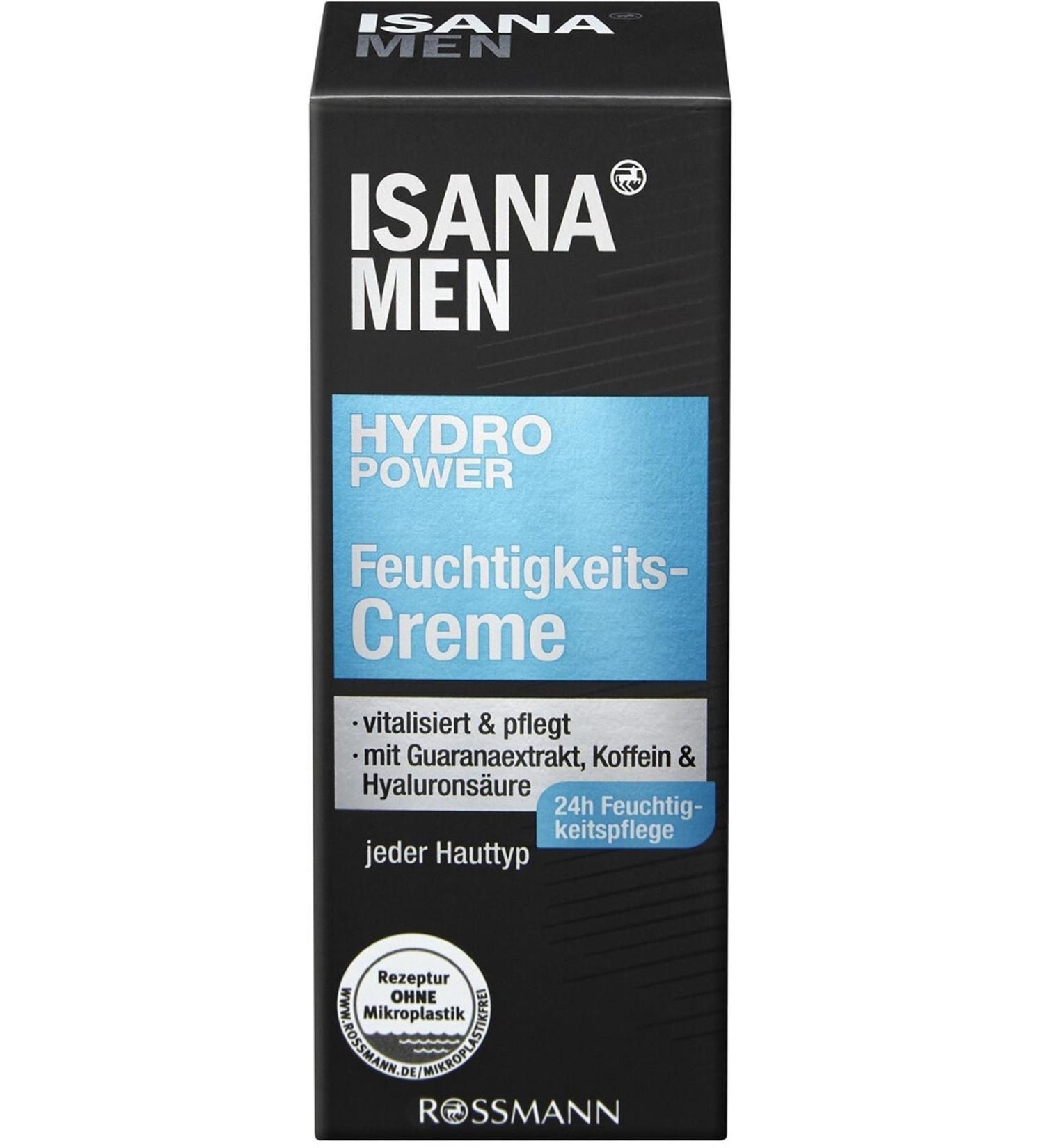 ISANA MEN Moisturizing Cream Hydro Power 75 Ml