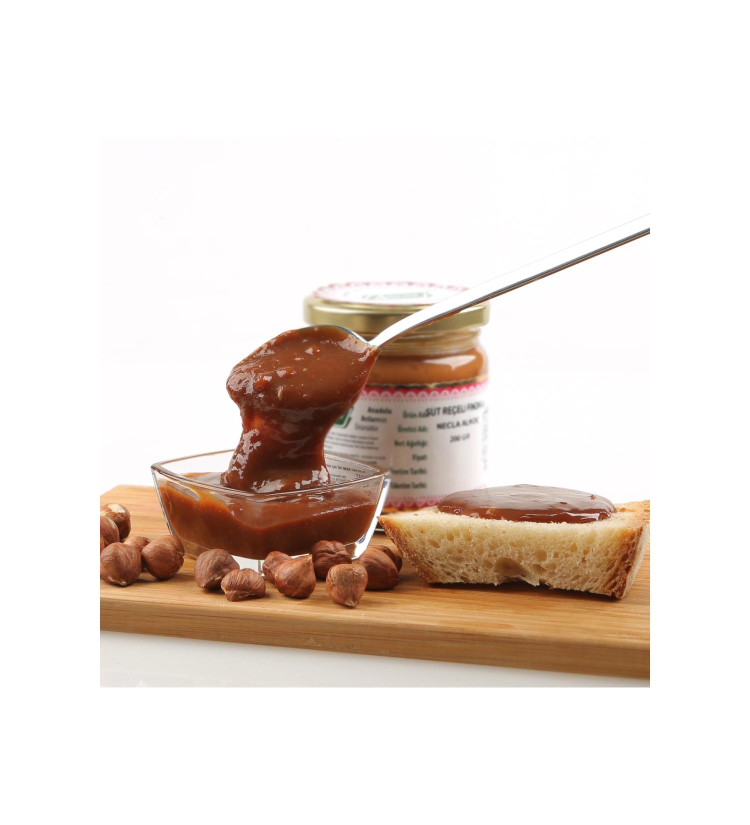 Amesia Milk Jam with Hazelnuts 200 G.