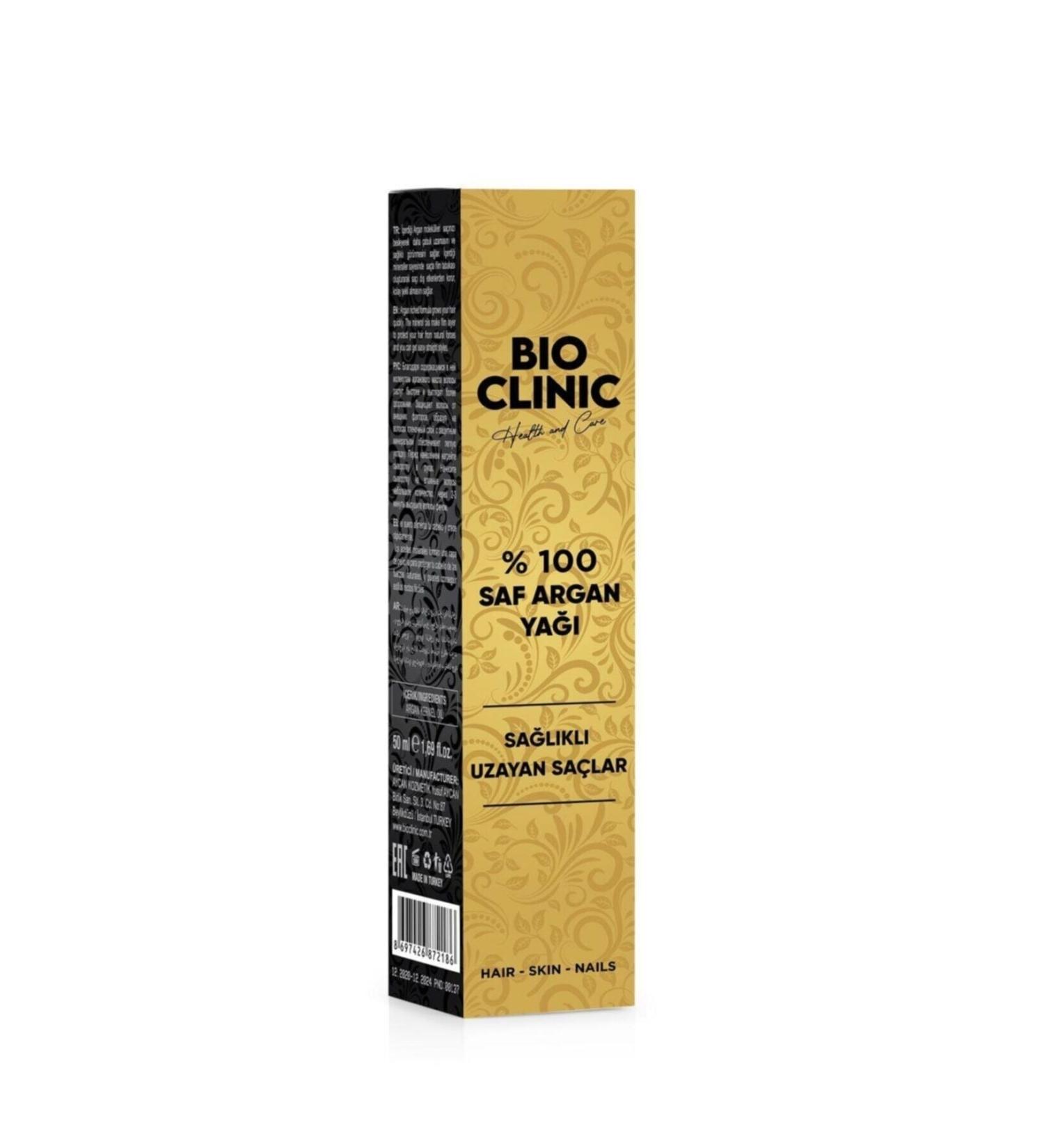 Bio Clinic Moroccan Argan Hair Care Oil Repairing Damaged Hair 50 ml