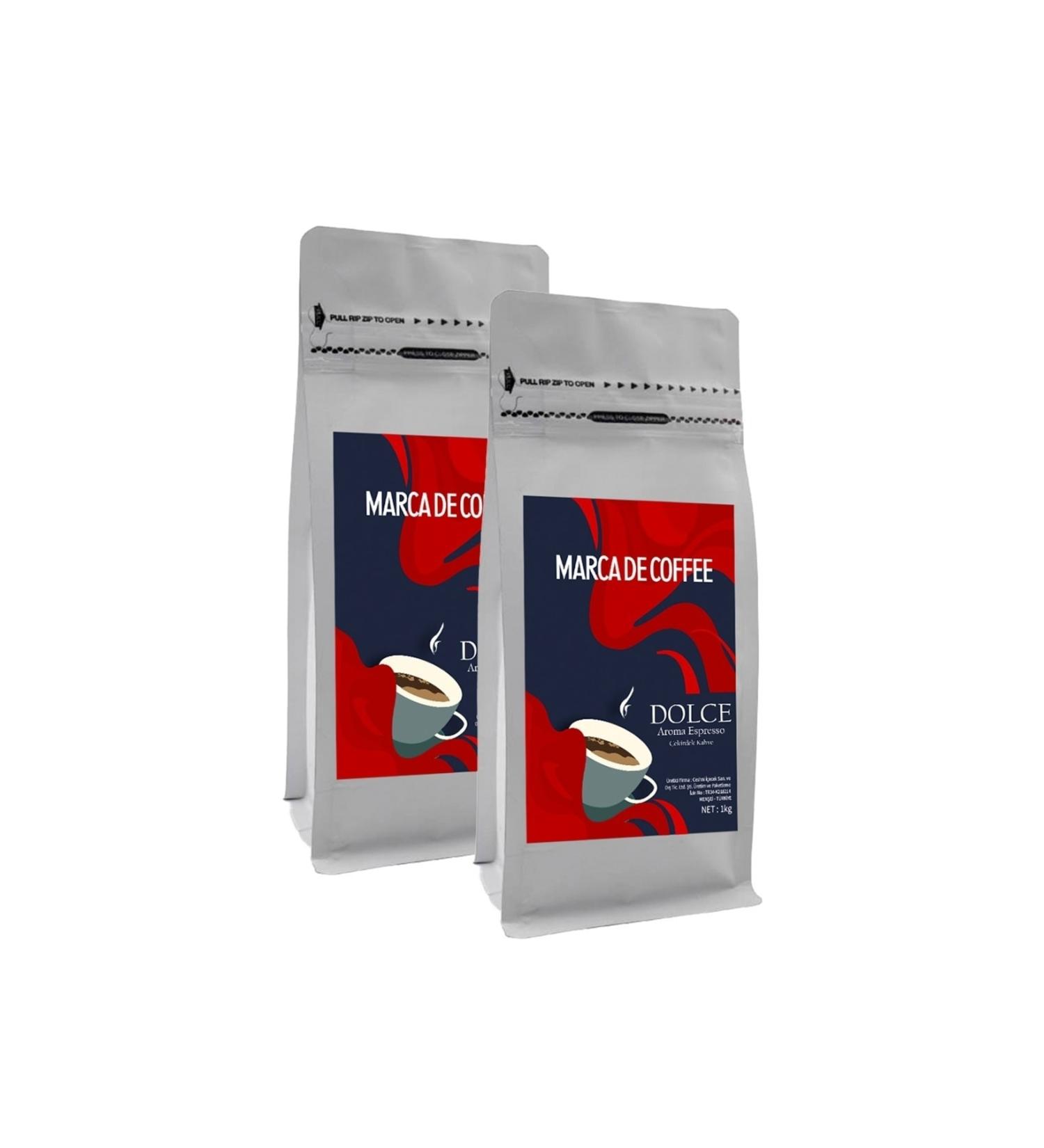 Marca De Coffee Dolce Espresso Bean Coffee 2 X 1 Kg