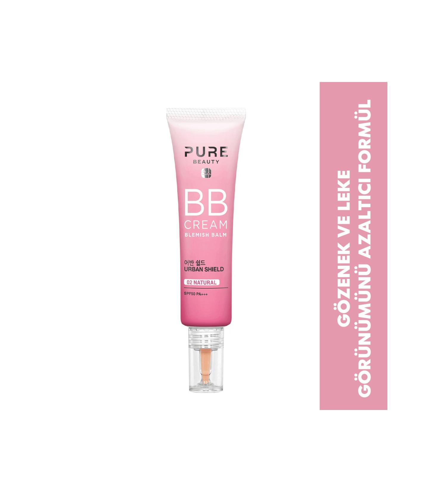 PURE BEAUTY Bb Cream Spf50 Pa+++ Natural 30 Ml