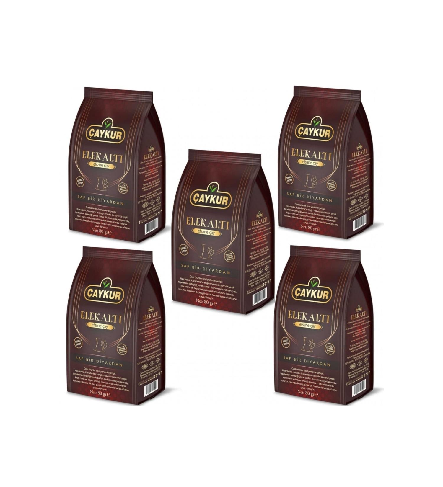aykur Sieve Black Tea 80gr 5 Pieces