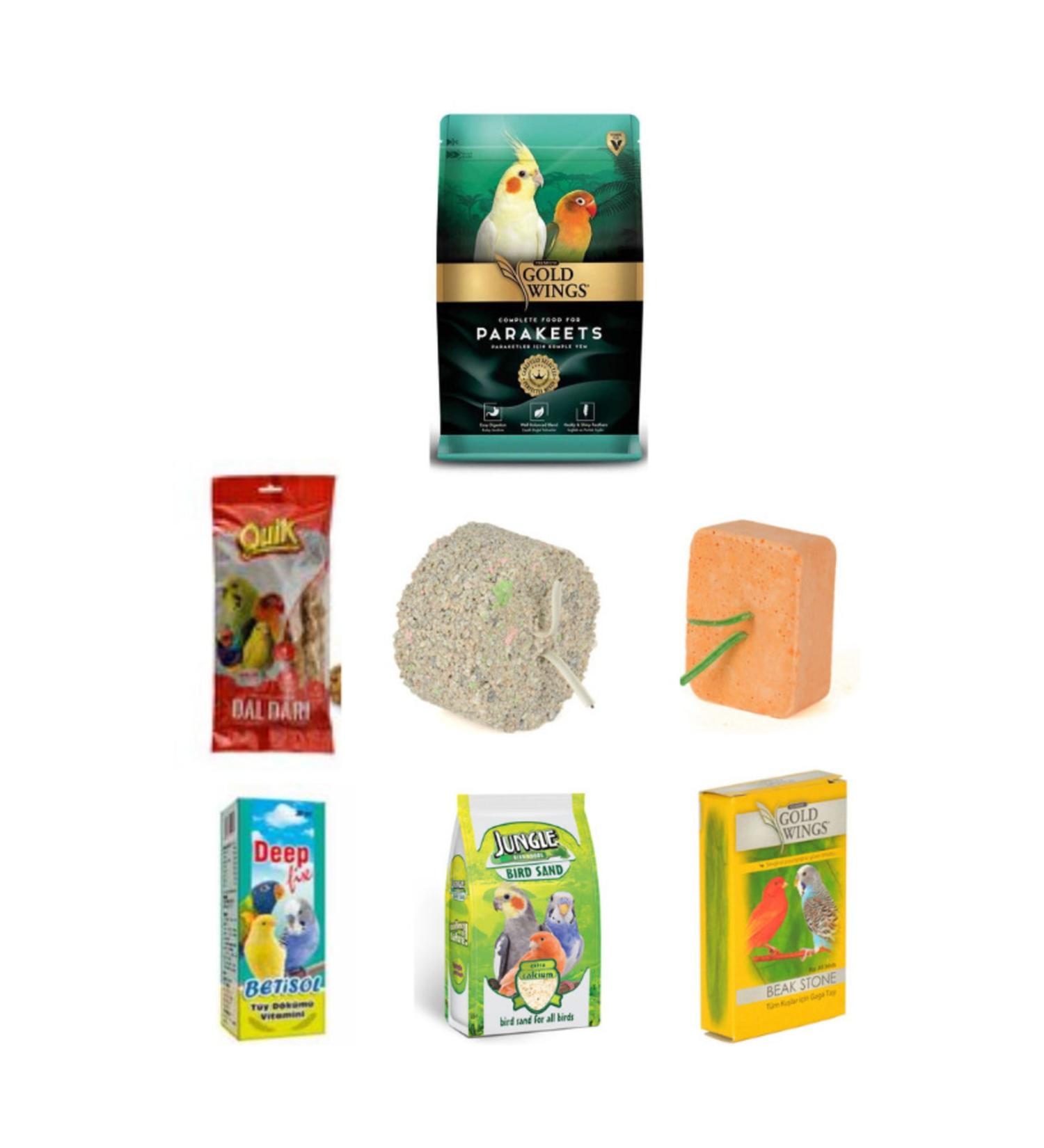 Gold Wings Premium Paraquet Set