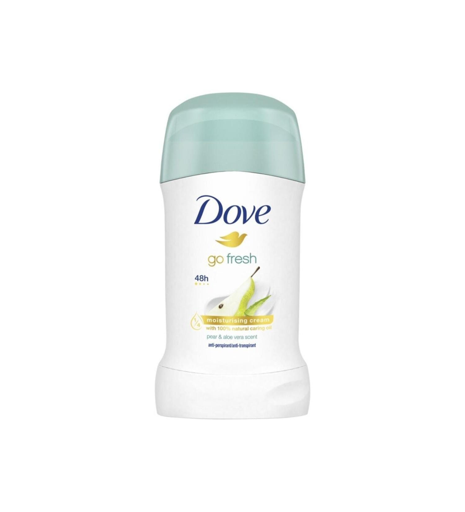 Dove Go Fresh Aloe Vera & Pear Antiperspirant Women Deodorant Stick 40 Ml