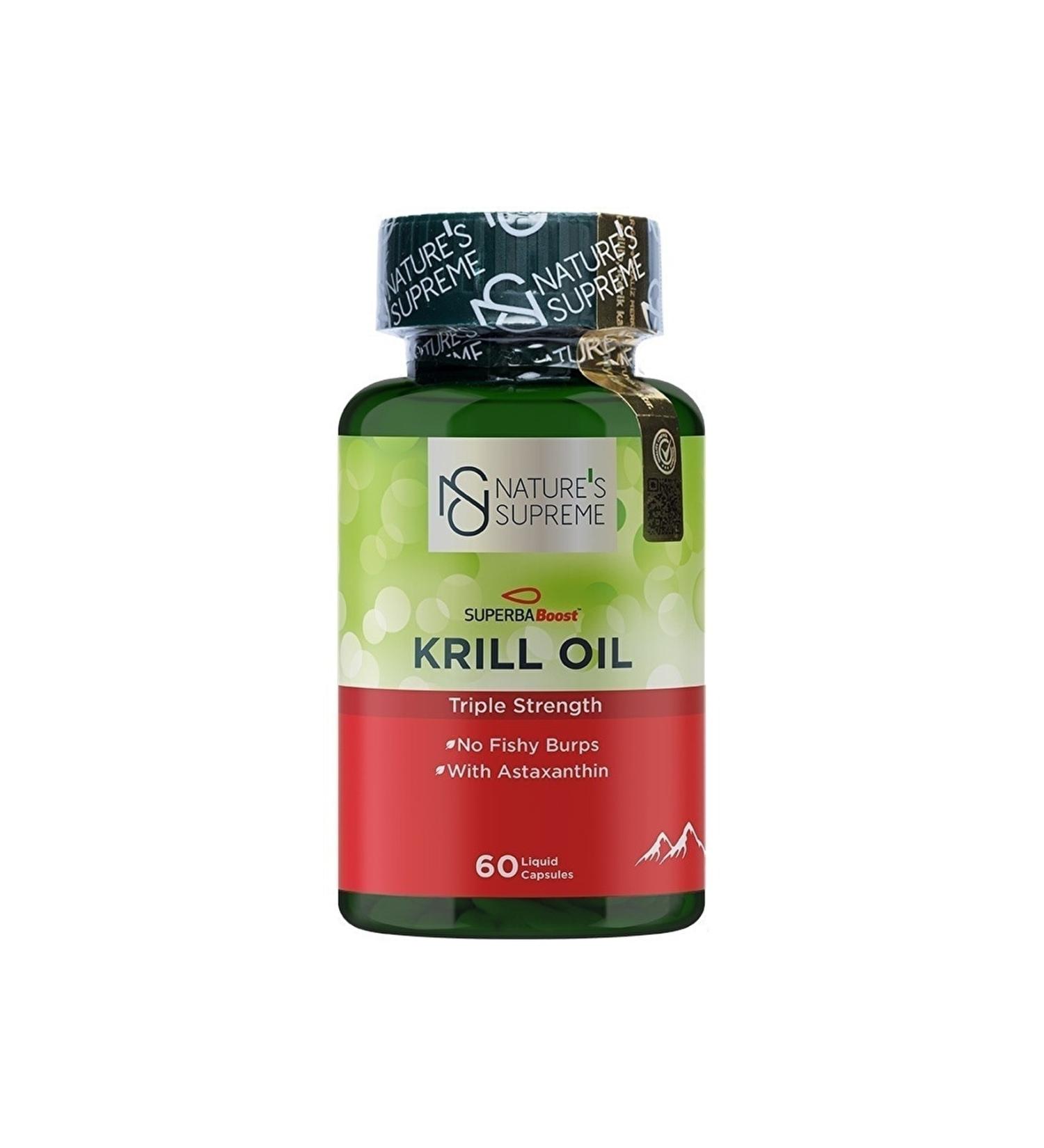 Natures Supreme Krill Oil 60 Capsules - Buy Online on GoSupps.com