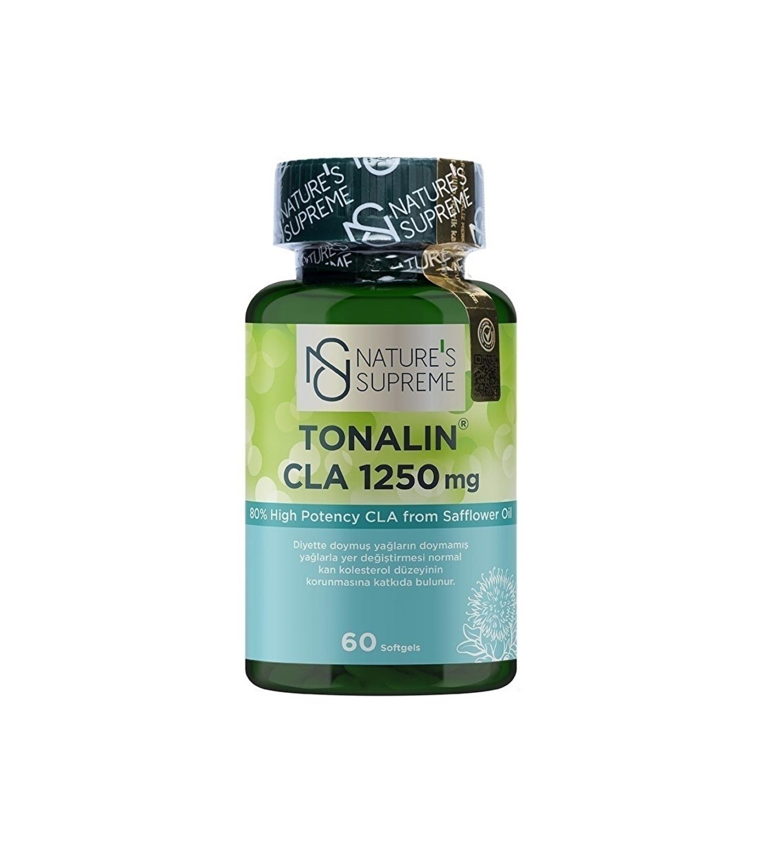 Natures Supreme Tonalin Cla 1250 Mg 60 Softgels - Buy Online on GoSupps.com