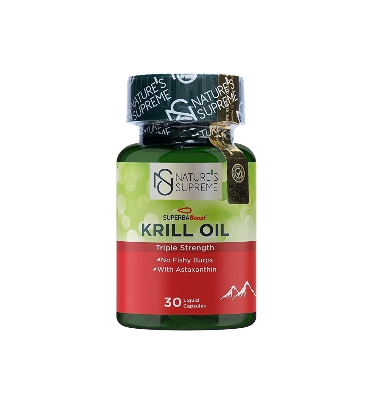 Natures Supreme Krill Oil 30 Capsules - Buy Online on GoSupps.com