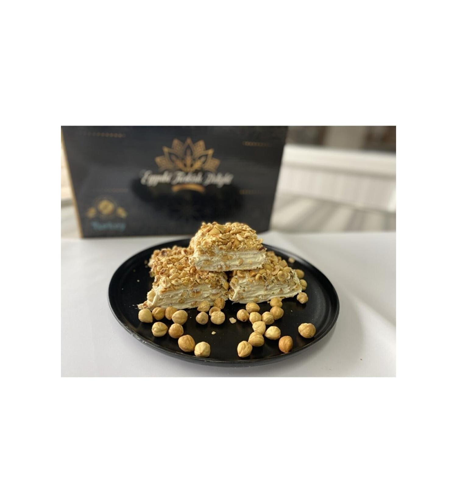 Eyyubi Turkish Delight Hurrem Sultan Cracked Hazelnut Cake Turkish Delight 500 Gr