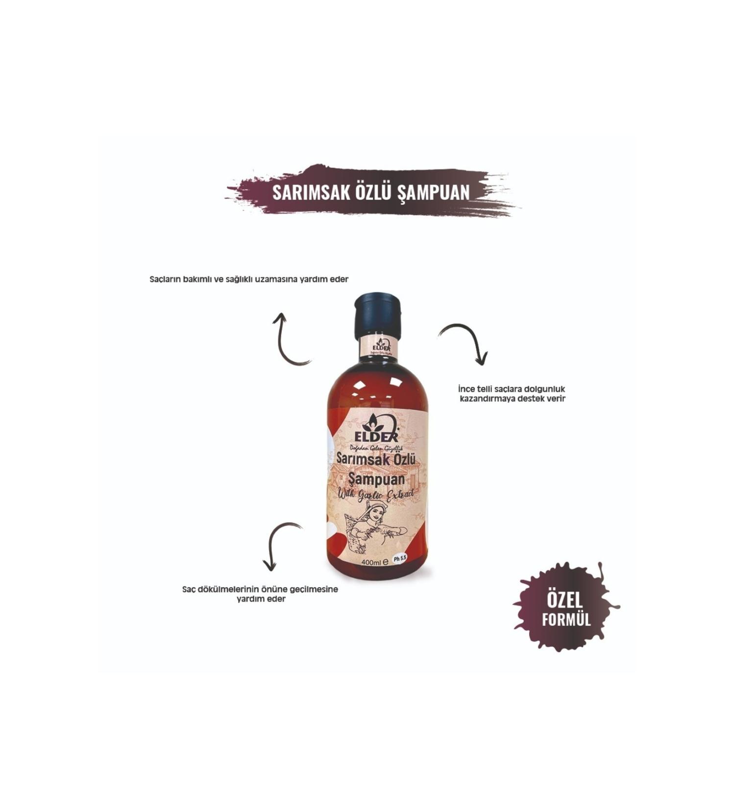 Elder Garlic Shampoo 400 ml