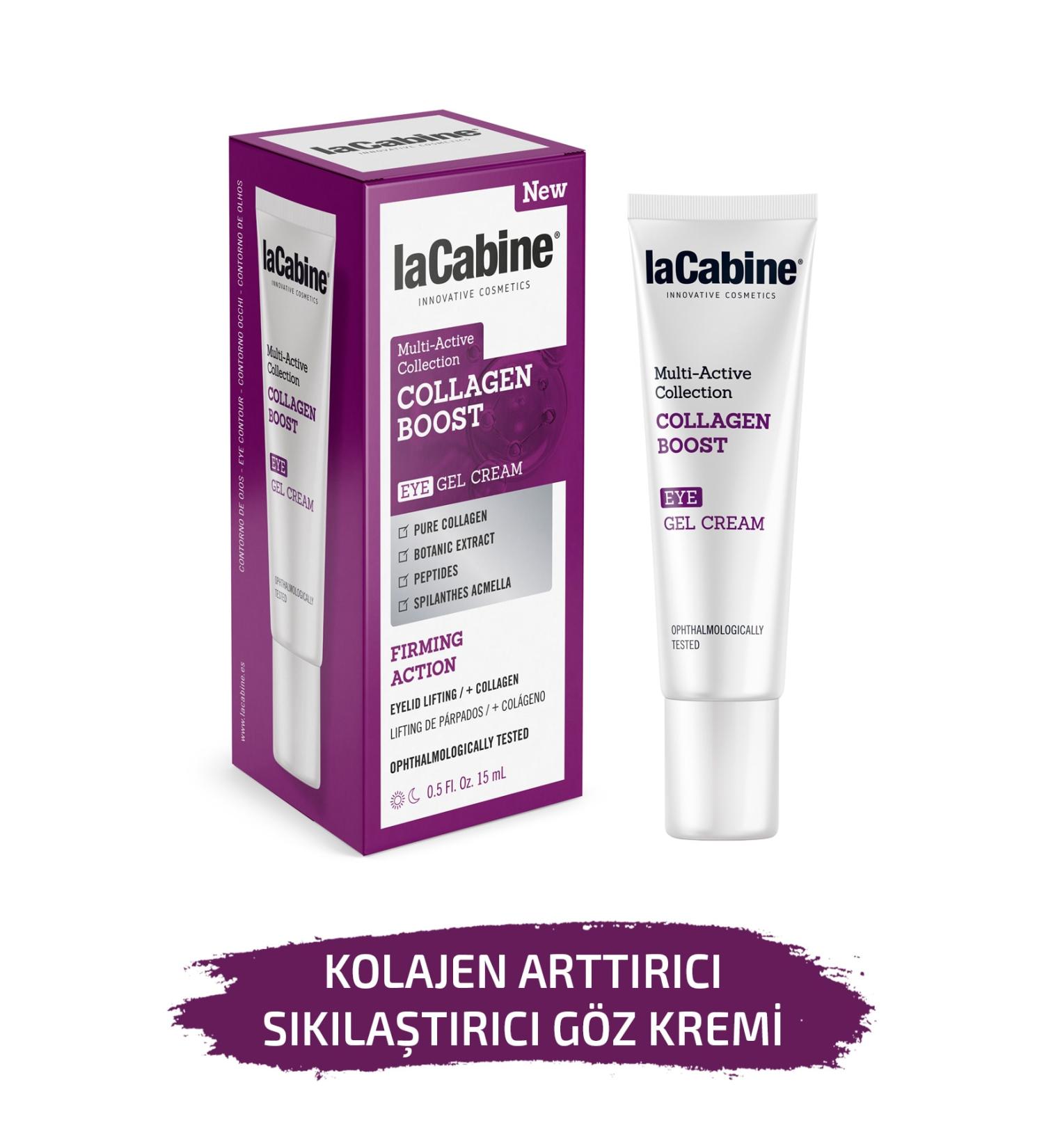 LaCabine Elasticity Collagen Boosting Cream Firming Smoothing Eye Cream for Eye Area 15ml - Buy Online on GoSupps.com